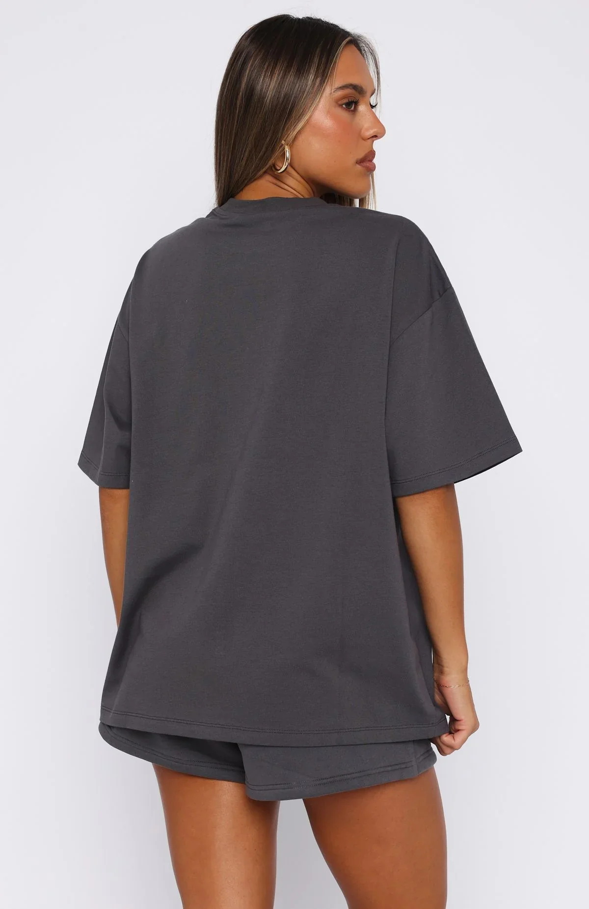 Pick You A Flower Oversized Tee Volcanic - luluinthesky