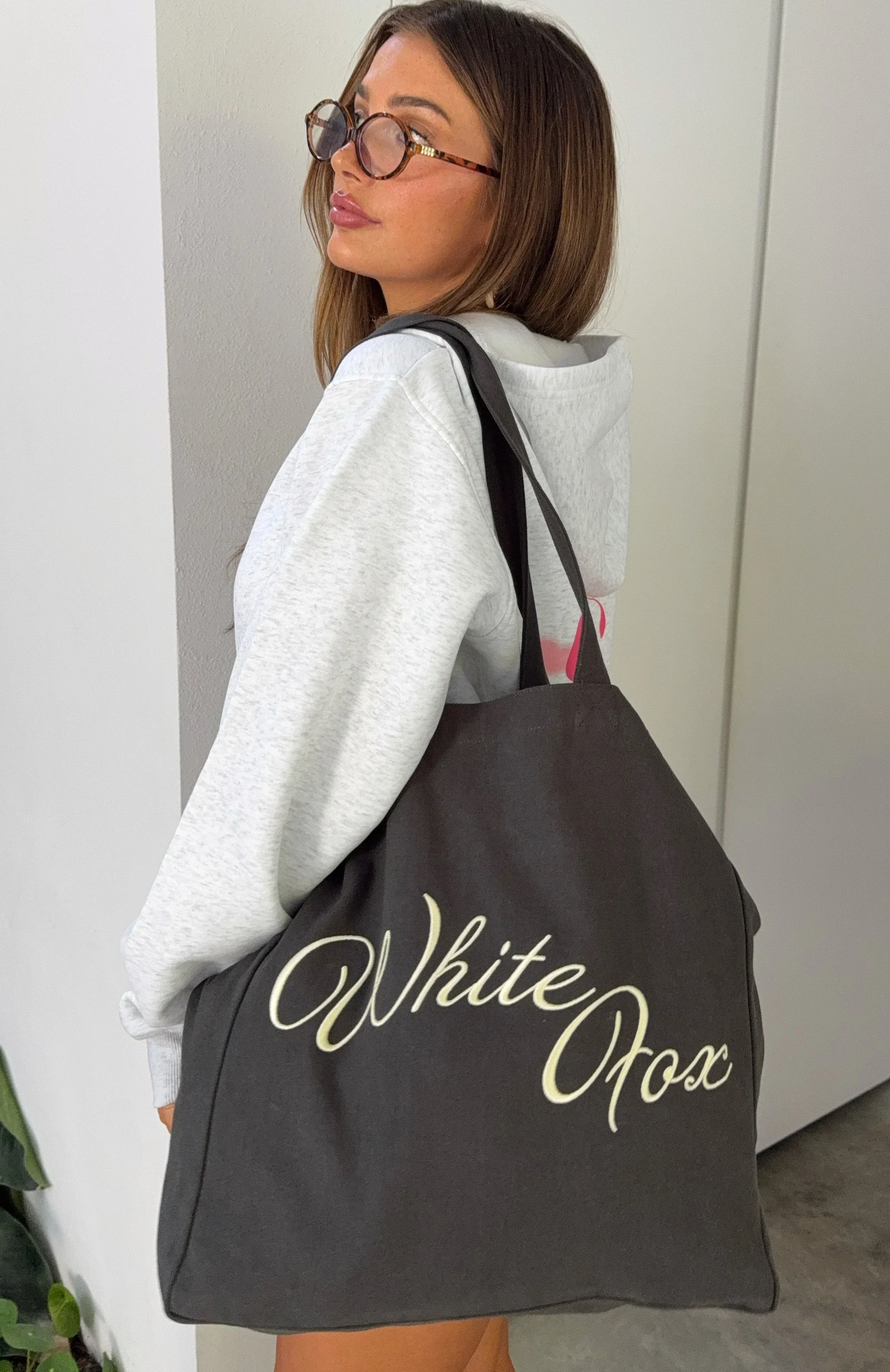 Lucky Thirteen Elsa Tote Bag Charcoal - luluinthesky