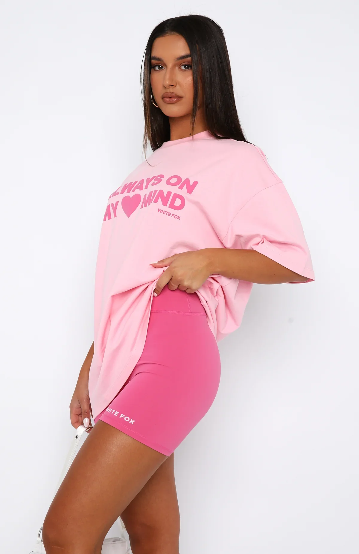 Just To Be Popular Bike Shorts Pink - luluinthesky