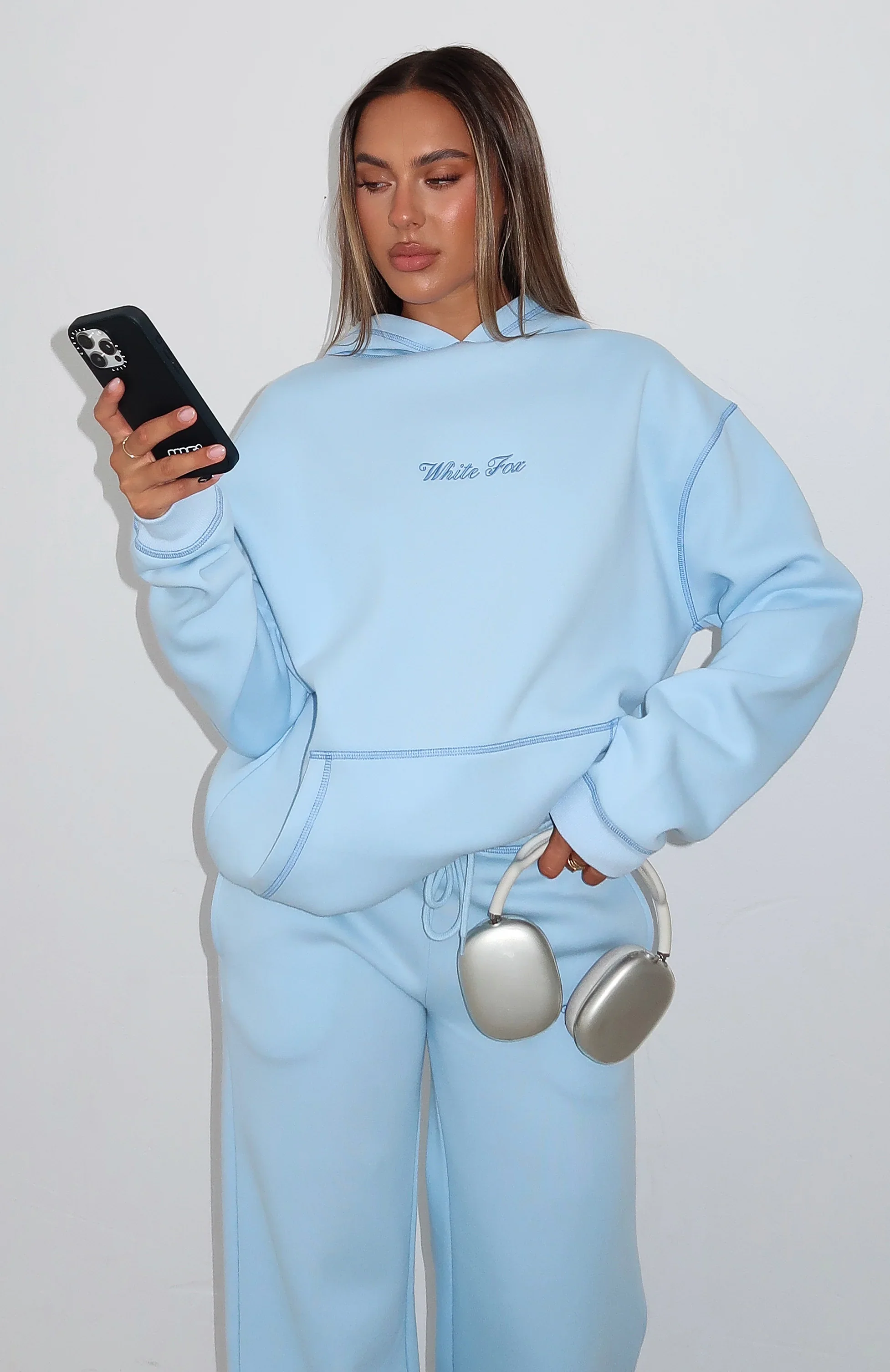 Instant Attraction Oversized Hoodie Baby Blue - luluinthesky