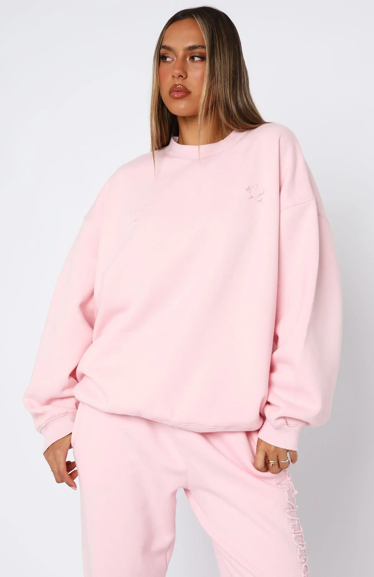 From The Archives Lexi Oversized Sweater Pink - luluinthesky