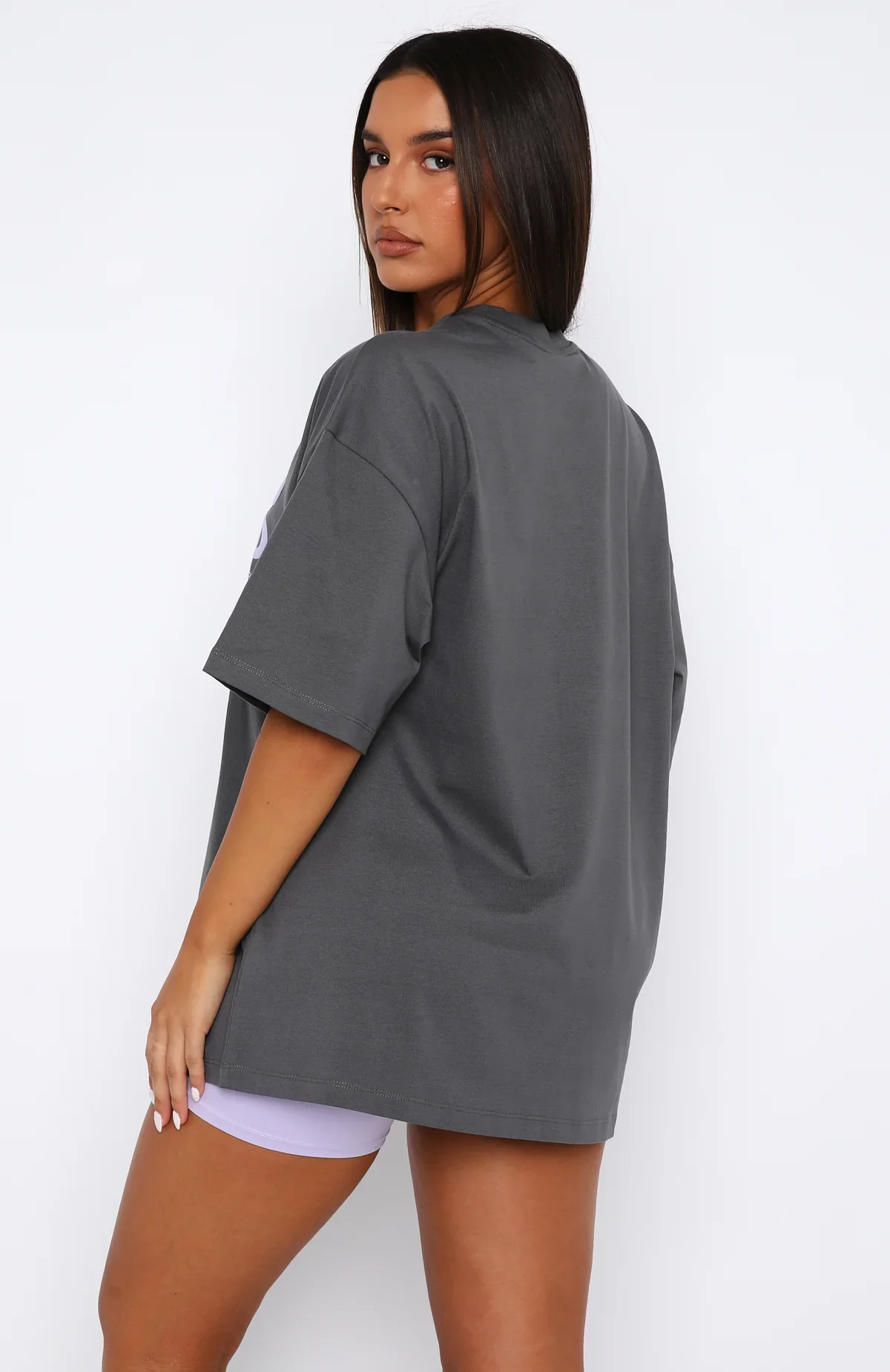 Take A Hint Oversized Tee Volcanic - luluinthesky