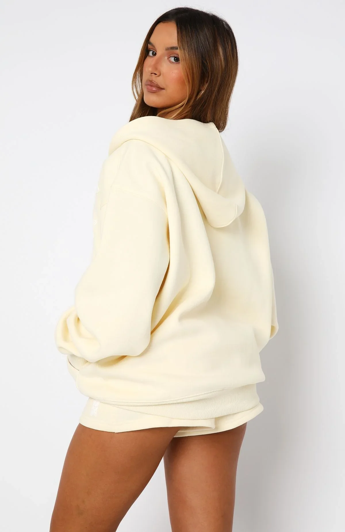 Ready To Go Zip Front Hoodie Lemon - luluinthesky