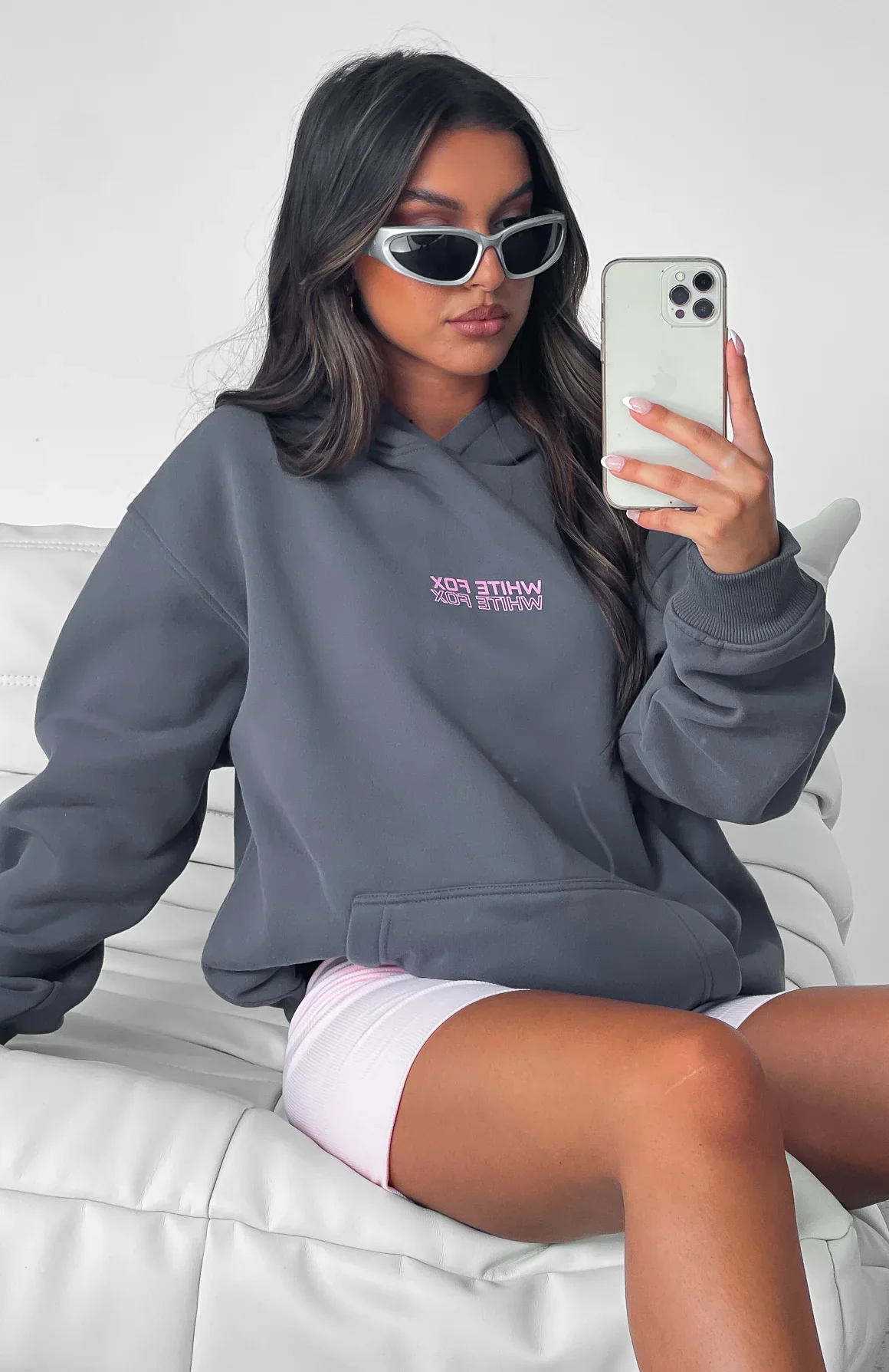 In Transit Oversized Hoodie Volcanic - luluinthesky