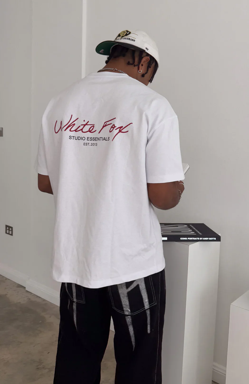 Studio Essentials Oversized Tee White - luluinthesky