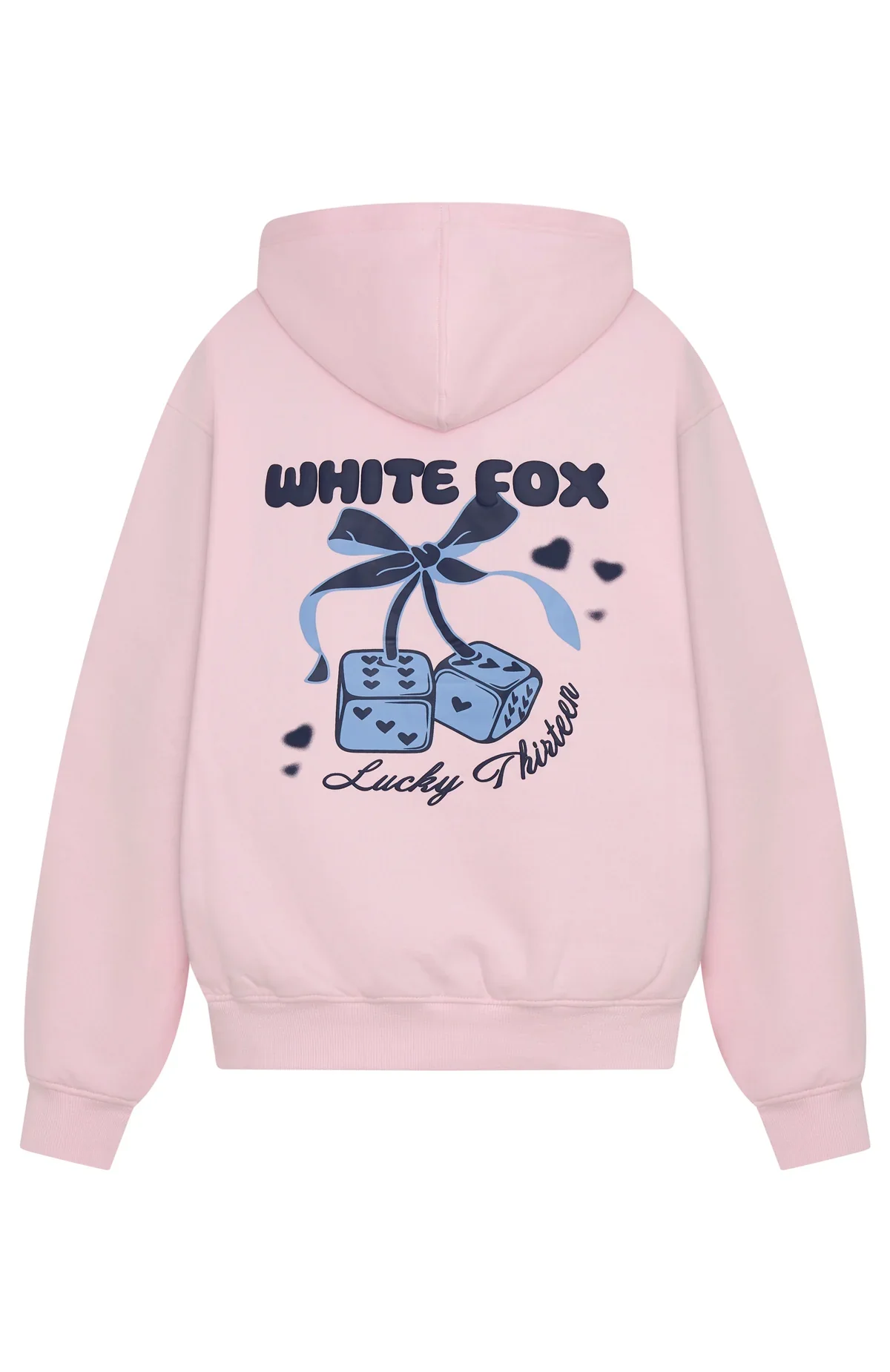 Lucky Thirteen Cheyenne Oversized Hoodie Soft Pink - luluinthesky