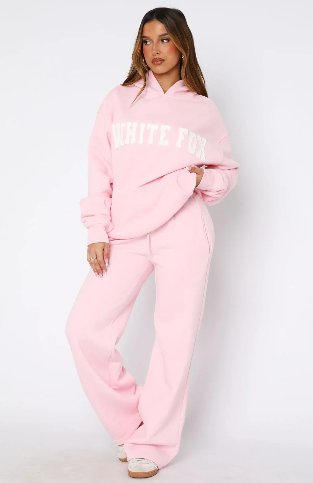 Shout It Out Wide Leg Sweatpants Pink - luluinthesky