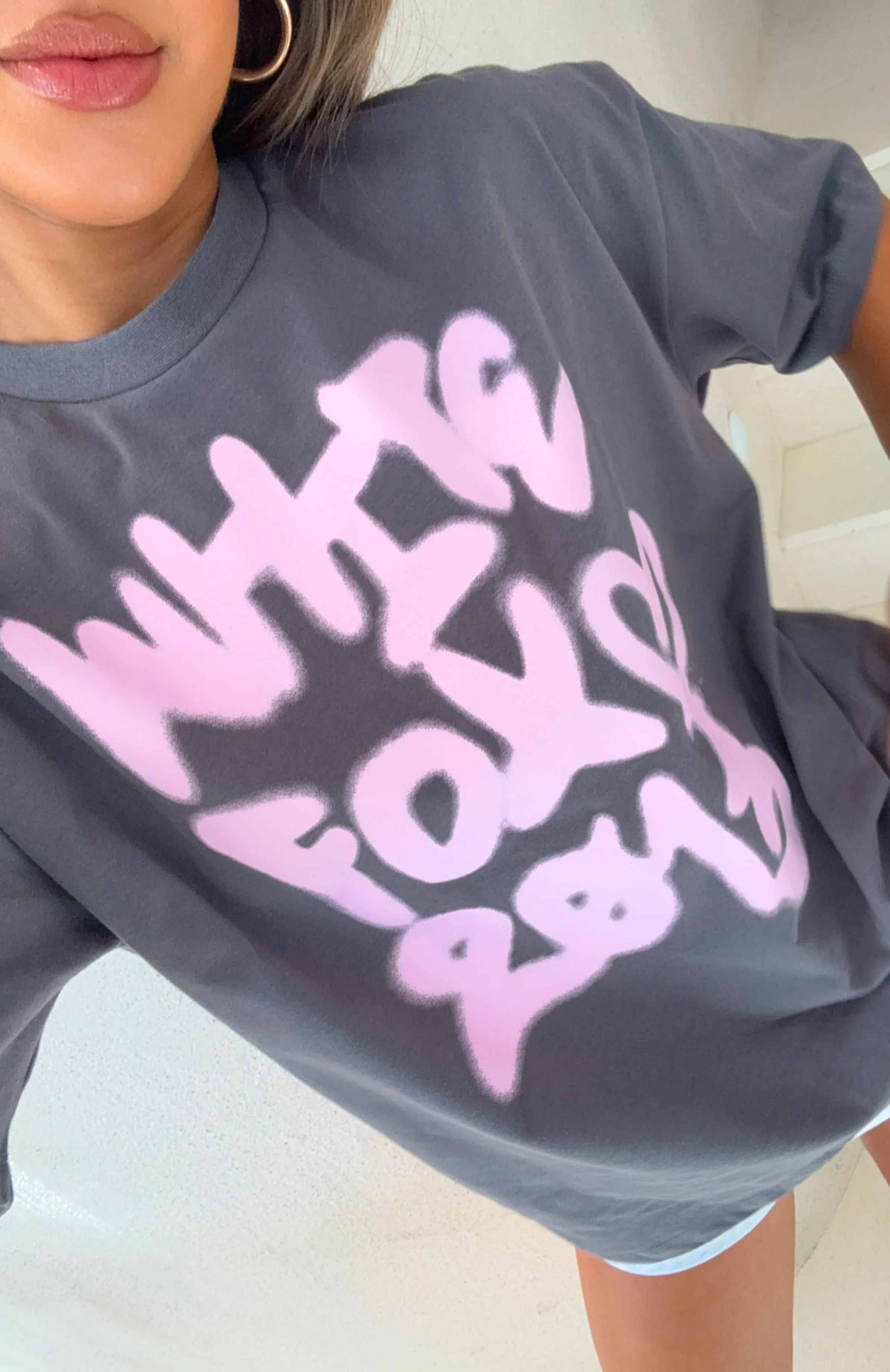 Everyone Likes You Oversized Tee Volcanic - luluinthesky