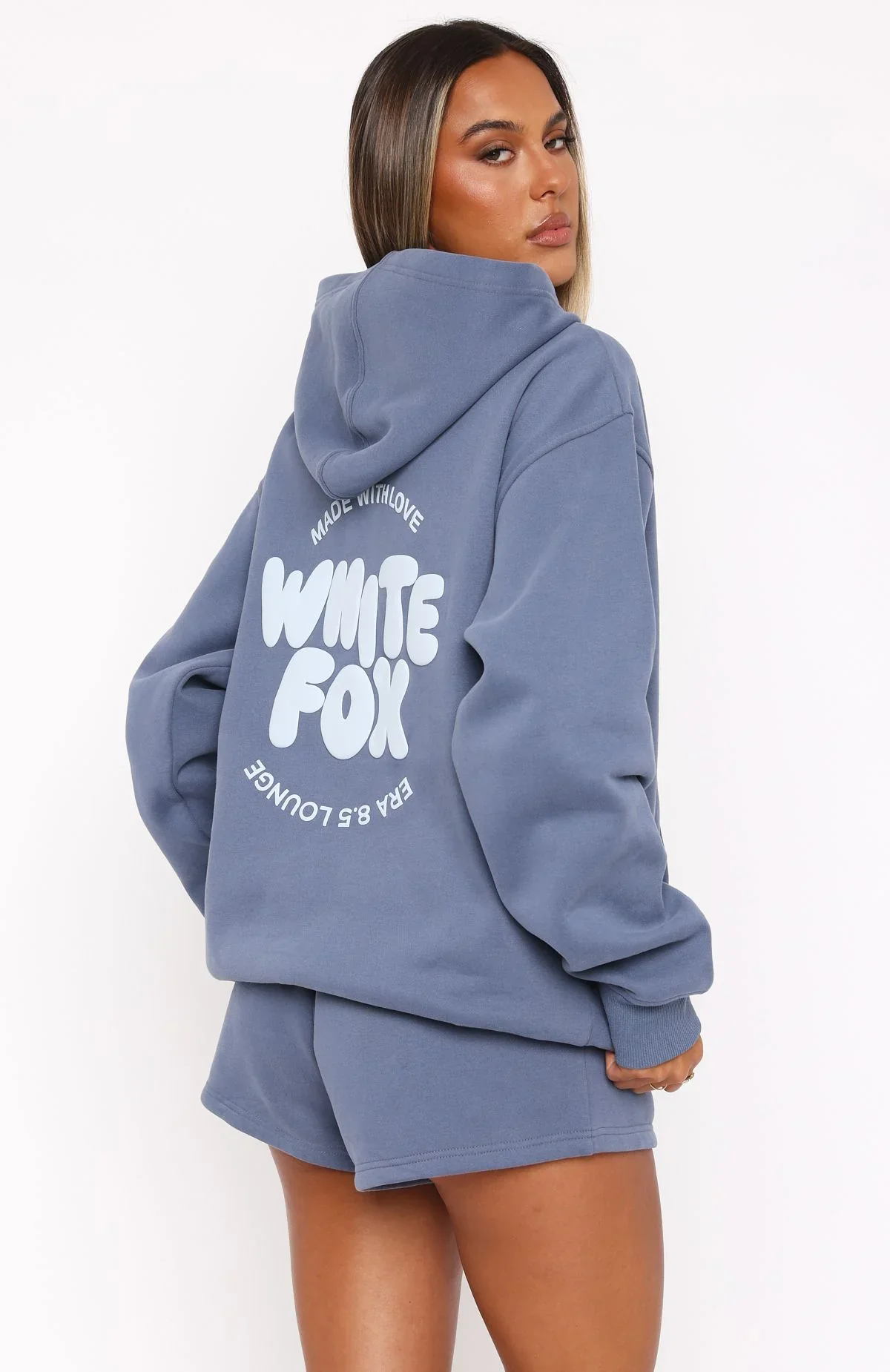 With Love For You Oversized Hoodie Ocean - luluinthesky