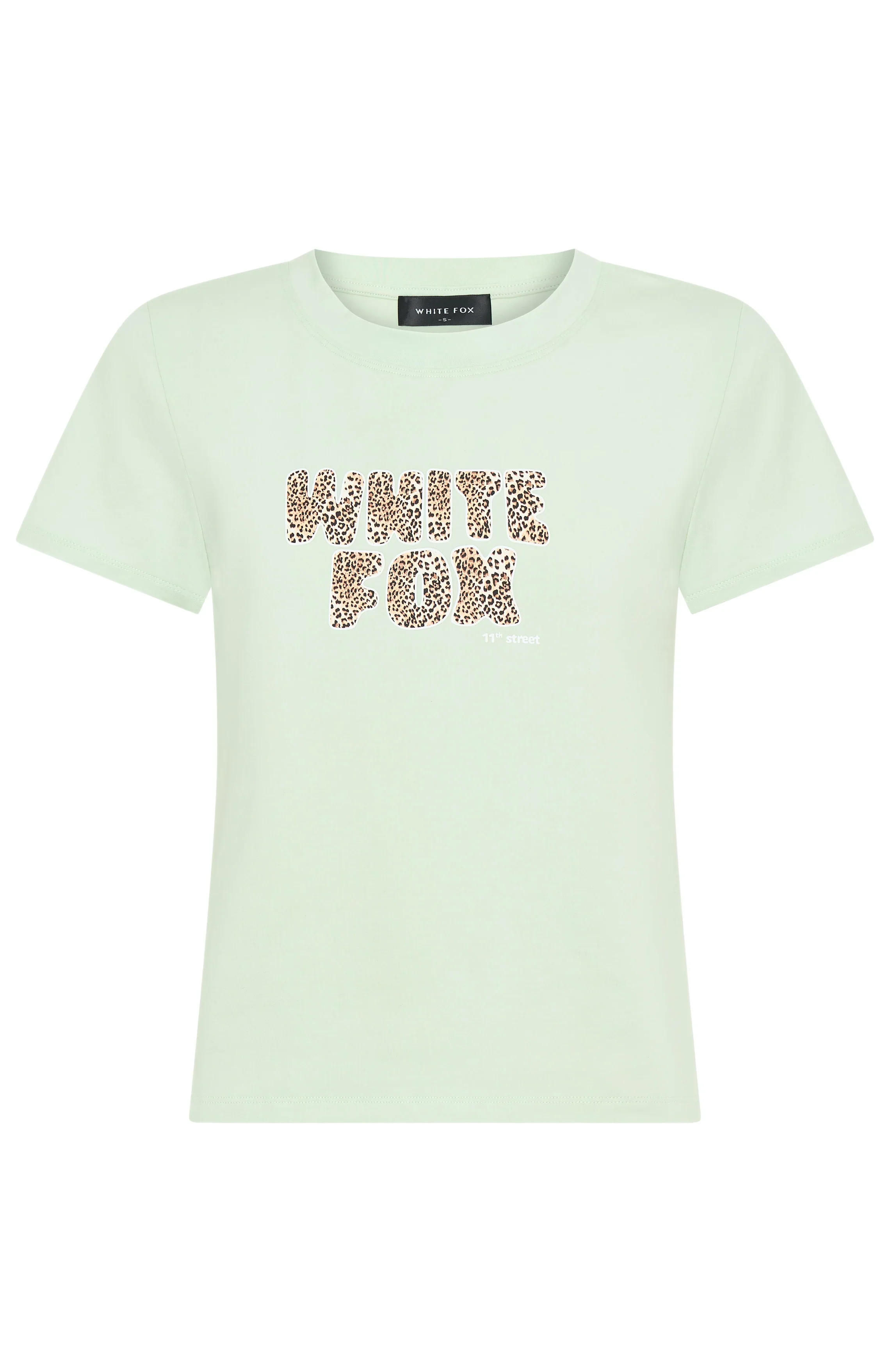 11th Street She's So Lucky Relaxed Baby Tee Iced Matcha - luluinthesky