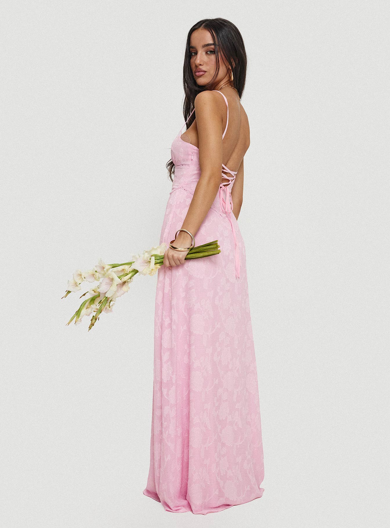 South Of France Maxi Dress Pink - luluinthesky
