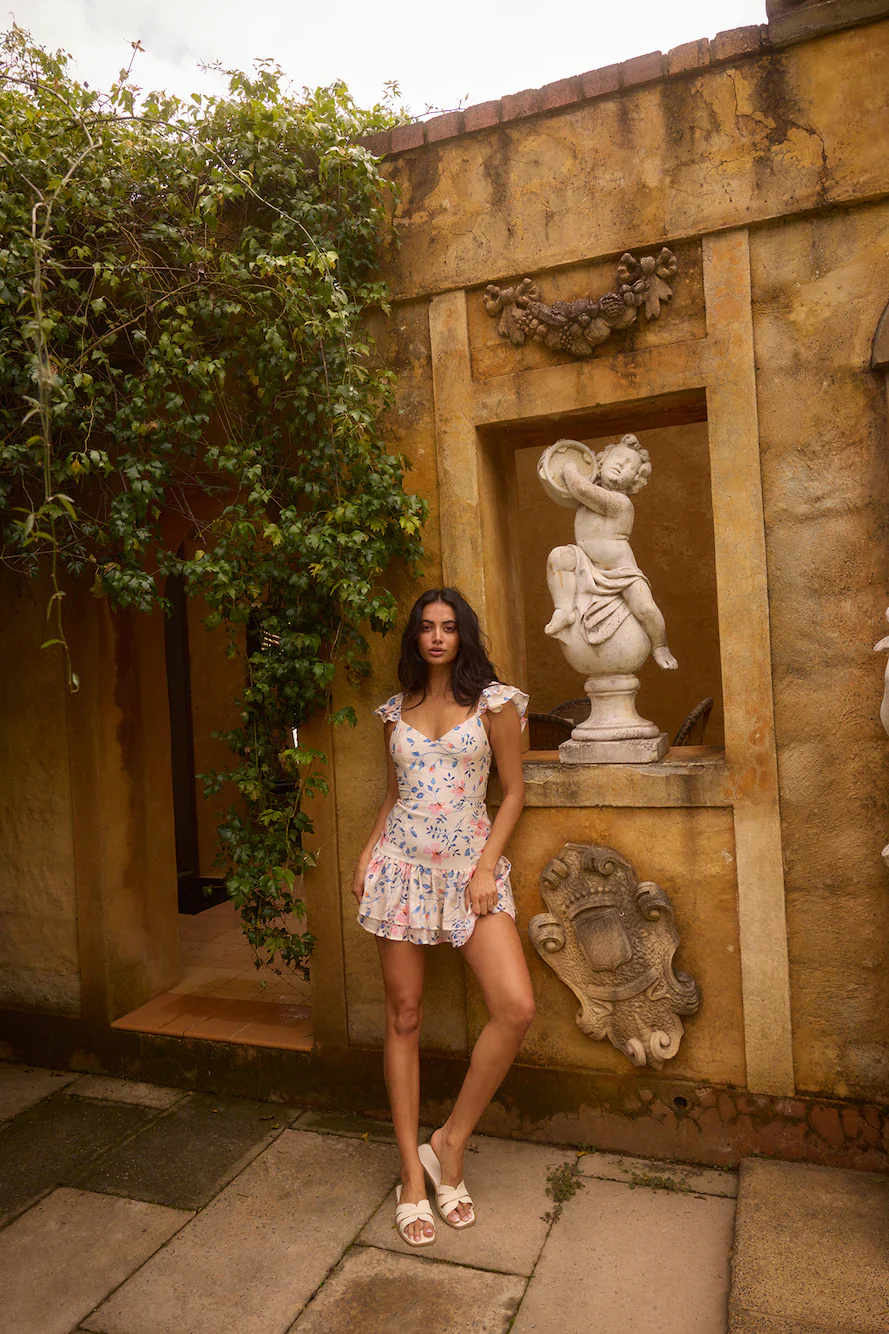 Sunkissed Garden Mini Dress - luluinthesky