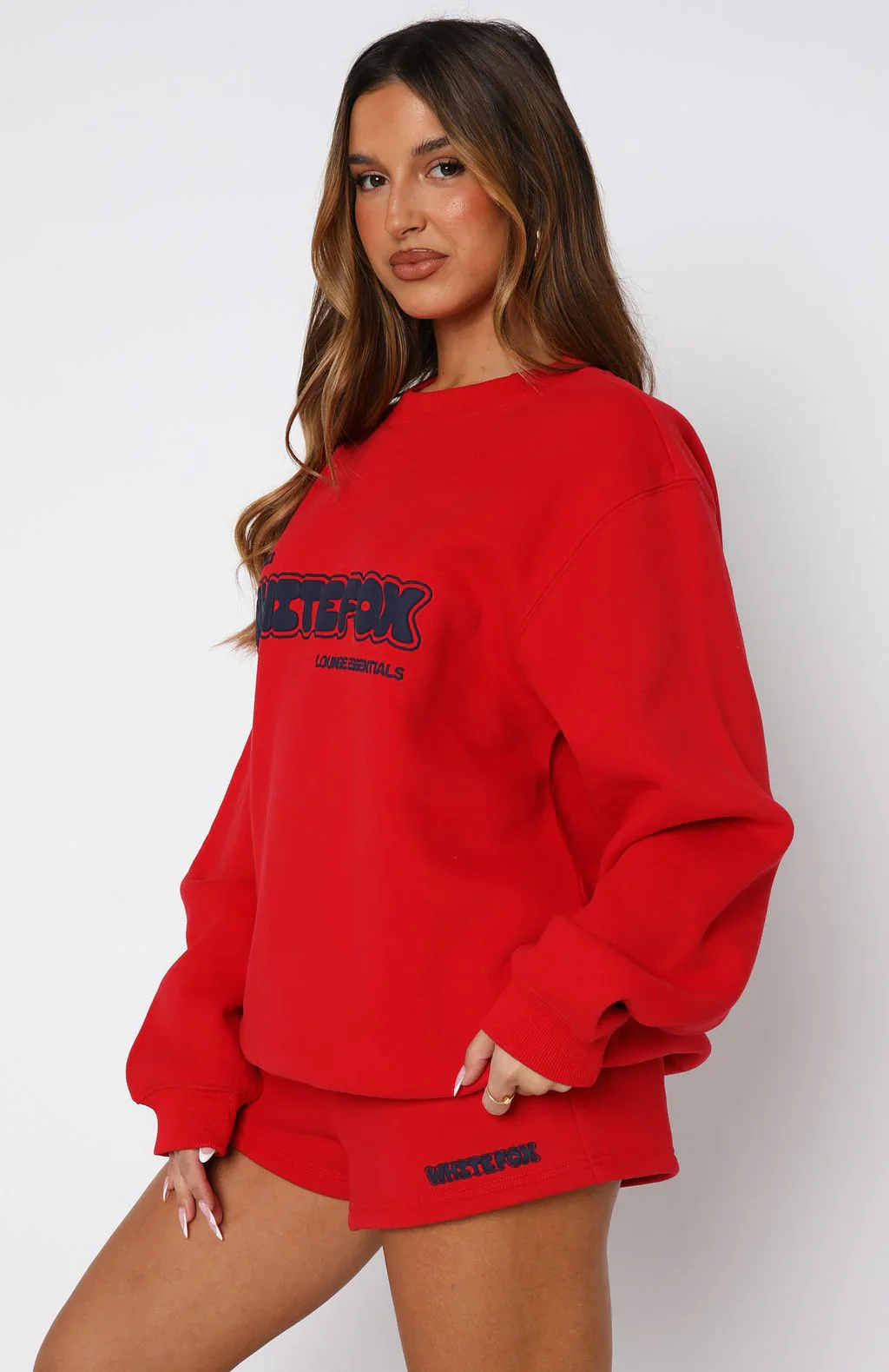 Give It A Try Oversized Sweater Red - luluinthesky