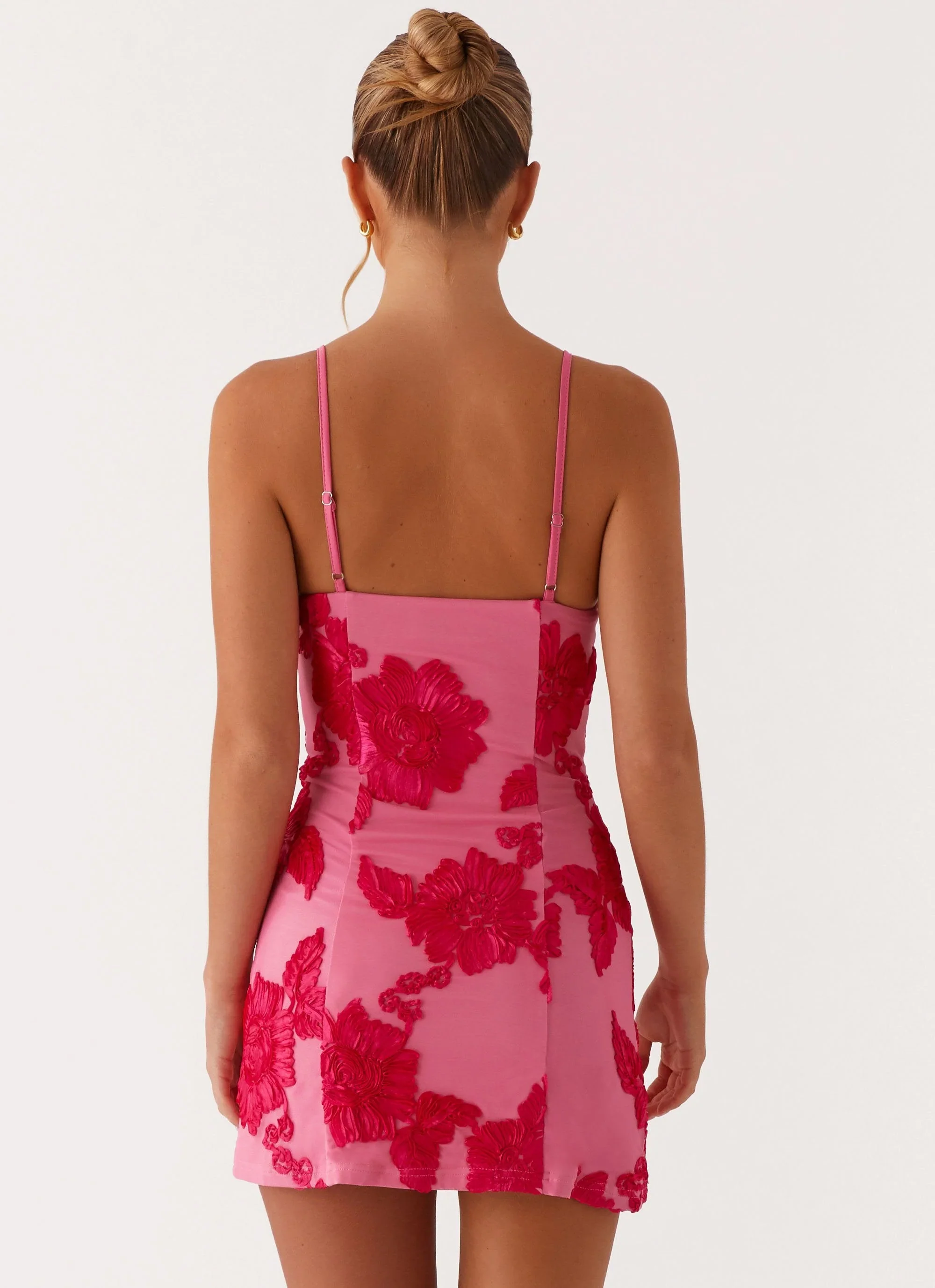 Alivia Mini Dress - Pink - luluinthesky