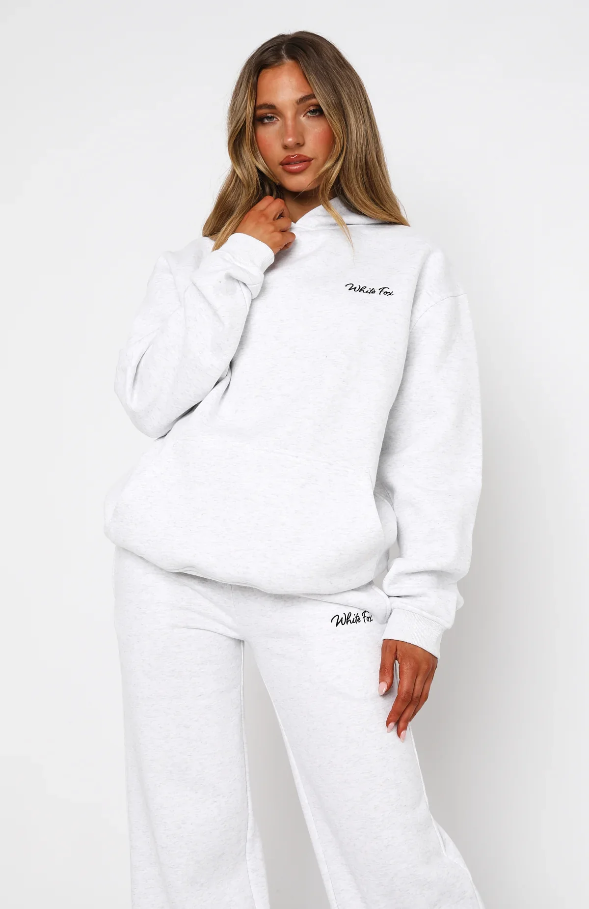Match Your Words Oversized Hoodie Grey Marle - luluinthesky