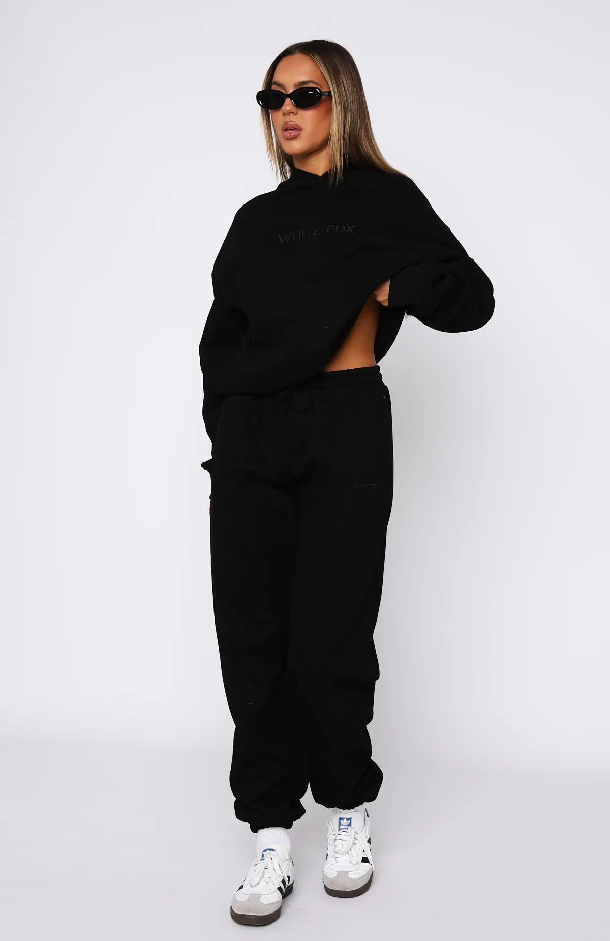 Stay Lifted Oversized Hoodie Black - luluinthesky