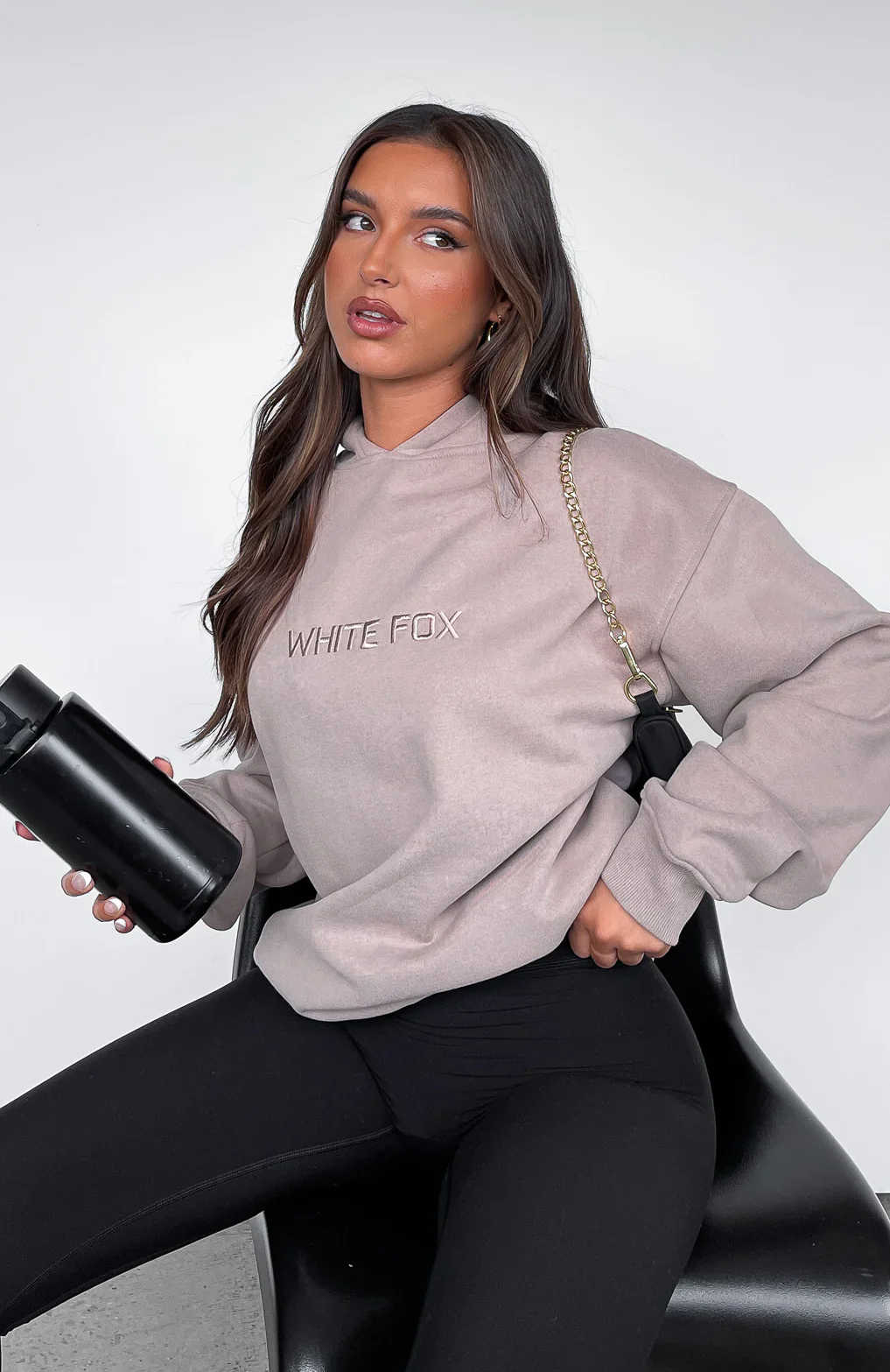 Stay Lifted Oversized Hoodie Cinnamon - luluinthesky