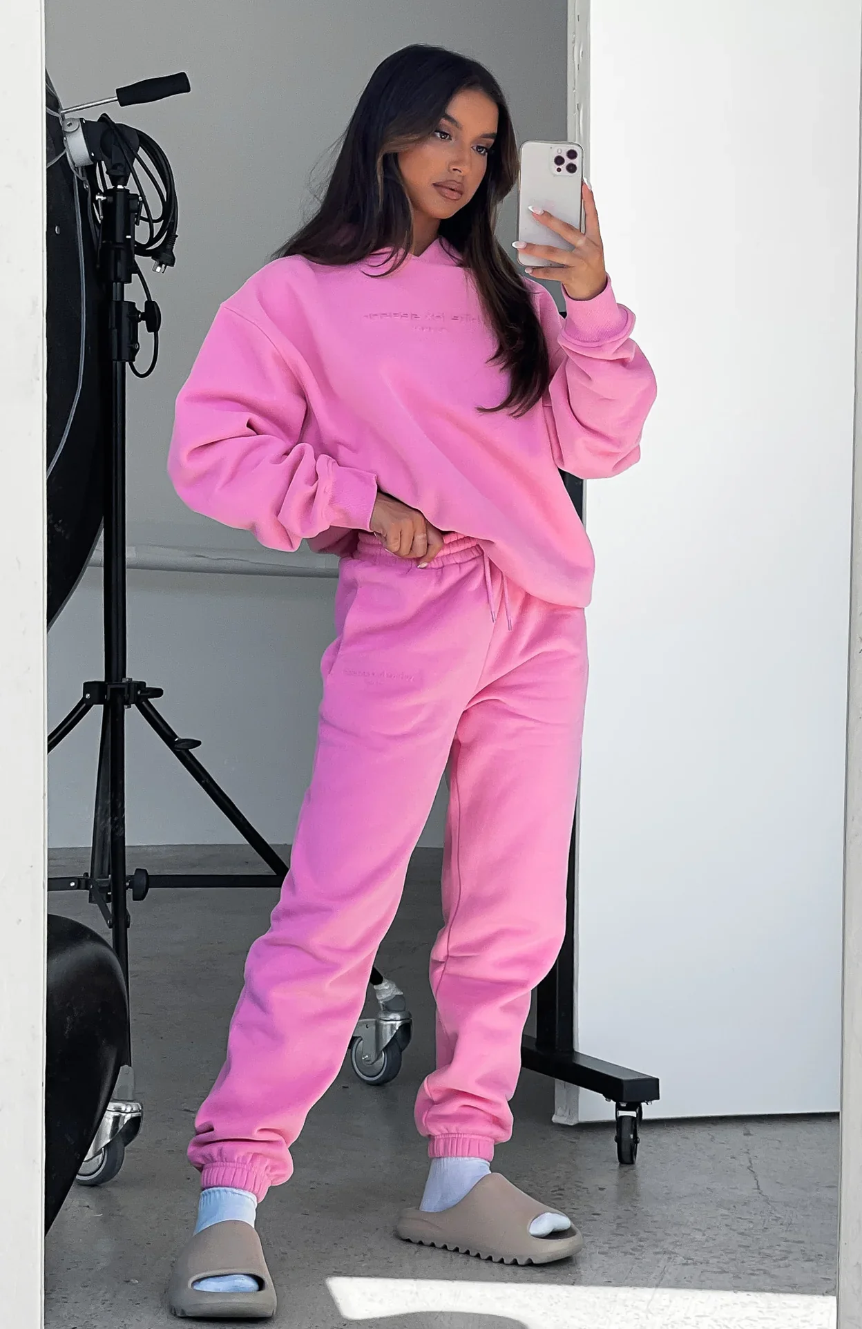 Future Forward Sweatpants Candy Pink - luluinthesky