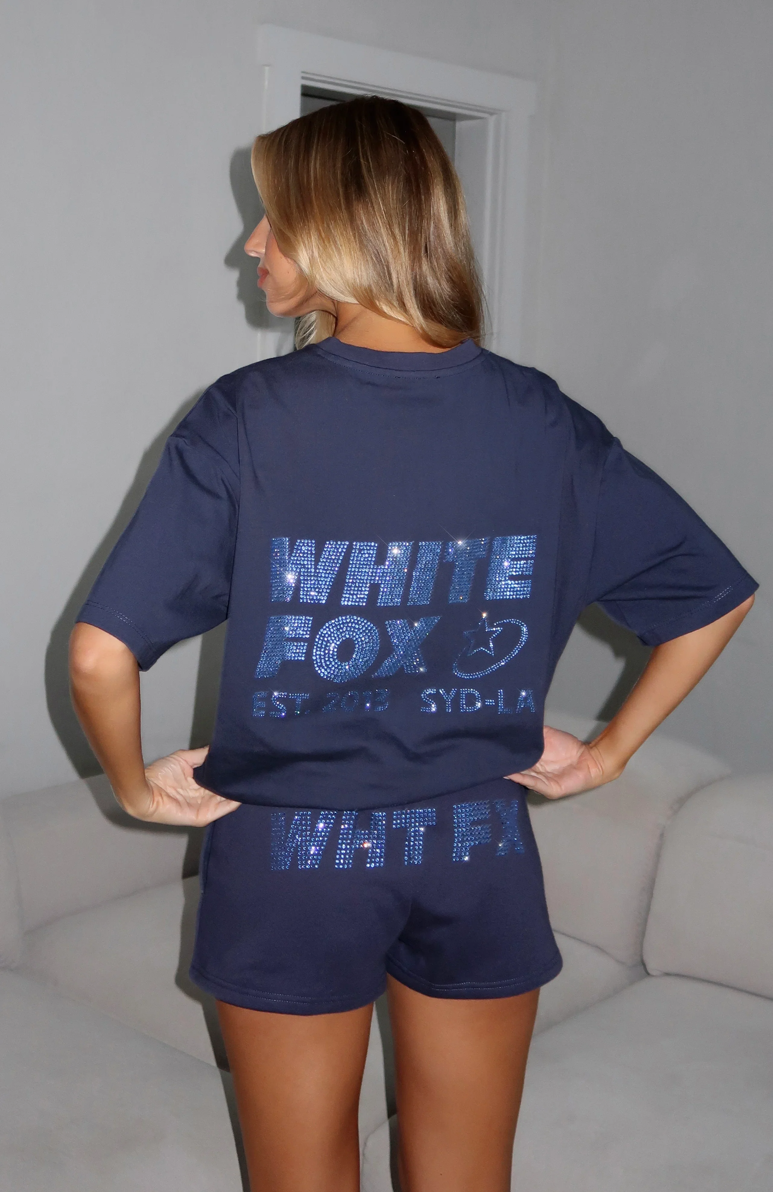 Always Shining Lounge Shorts Navy - luluinthesky