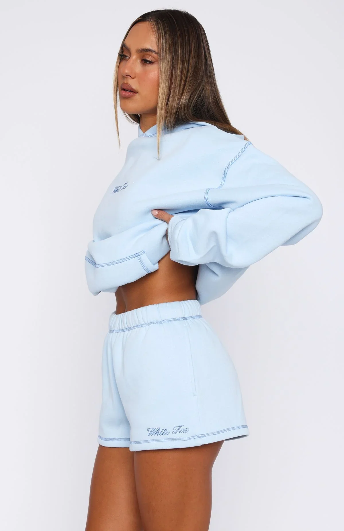 Instant Attraction Lounge Shorts Baby Blue - luluinthesky