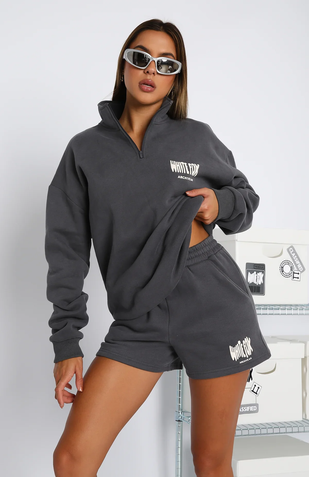 Archive 6.0 Lounge Shorts Ash - luluinthesky