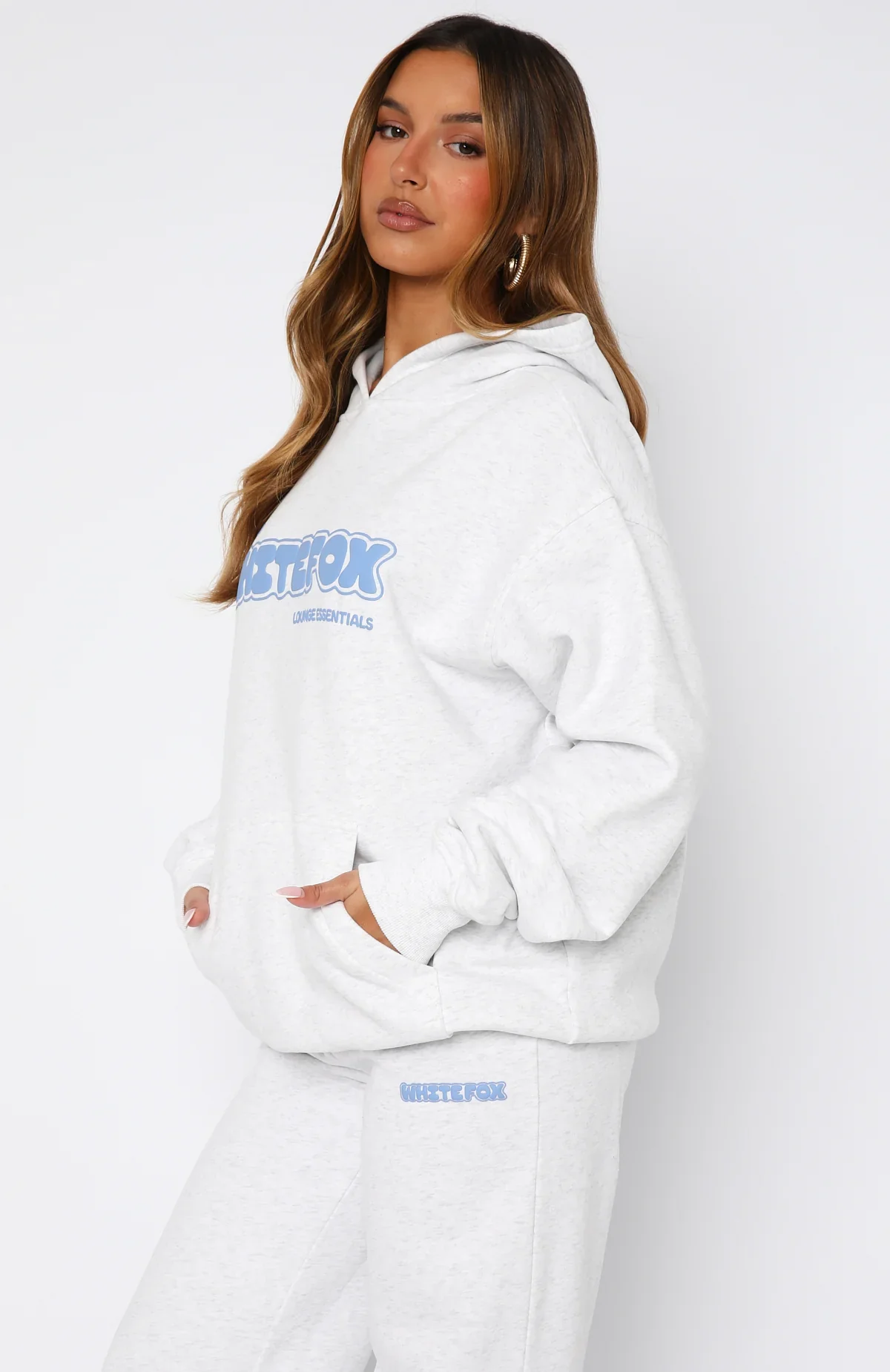 Give It A Try Oversized Hoodie Grey Marle - luluinthesky