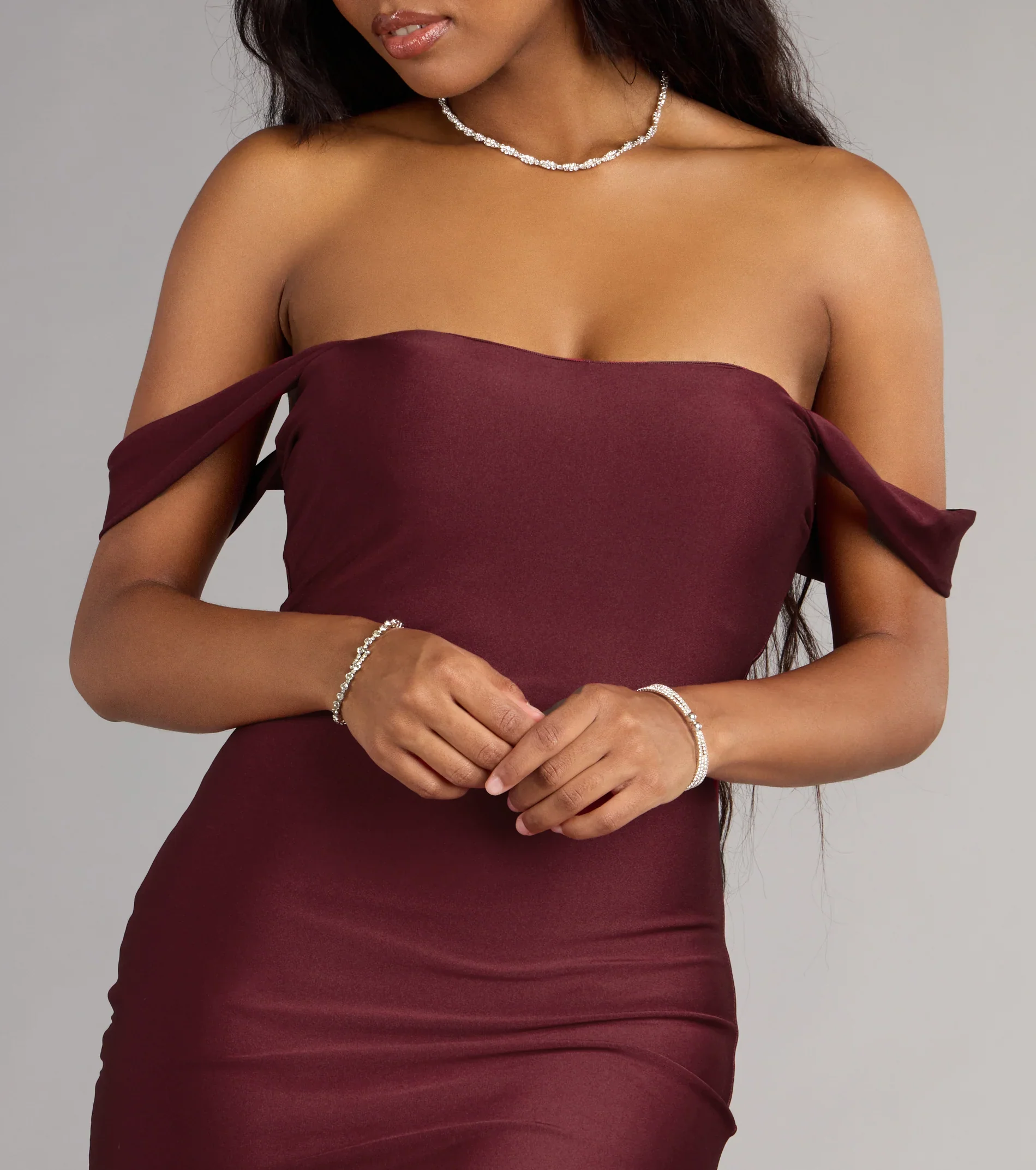 Sweetheart Crush Off-The-Shoulder Mini Dress - luluinthesky