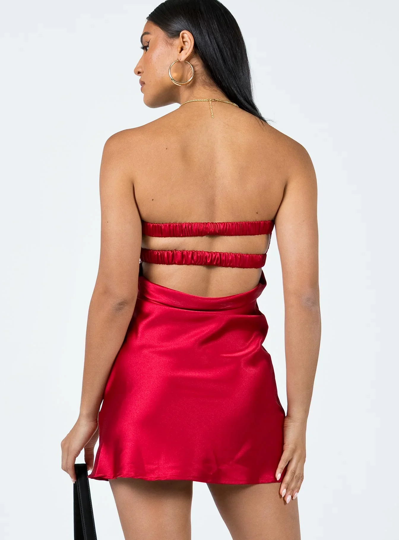 Shellie Mini Dress Red - luluinthesky