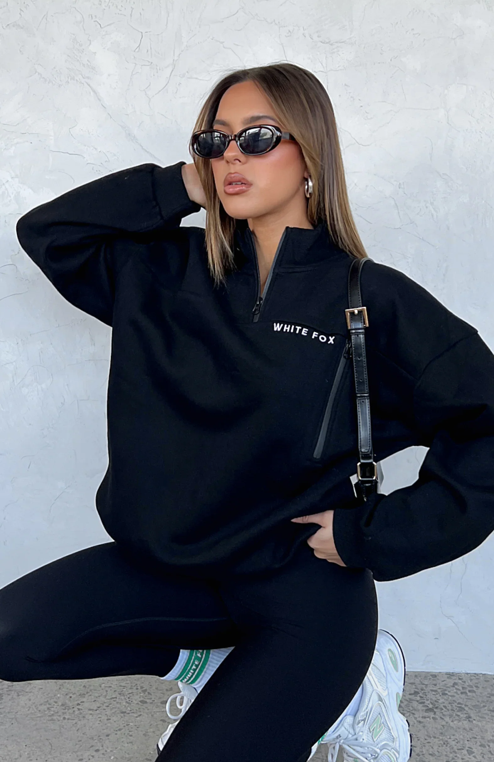 Where Did You Go Zip Front Sweater Black - luluinthesky