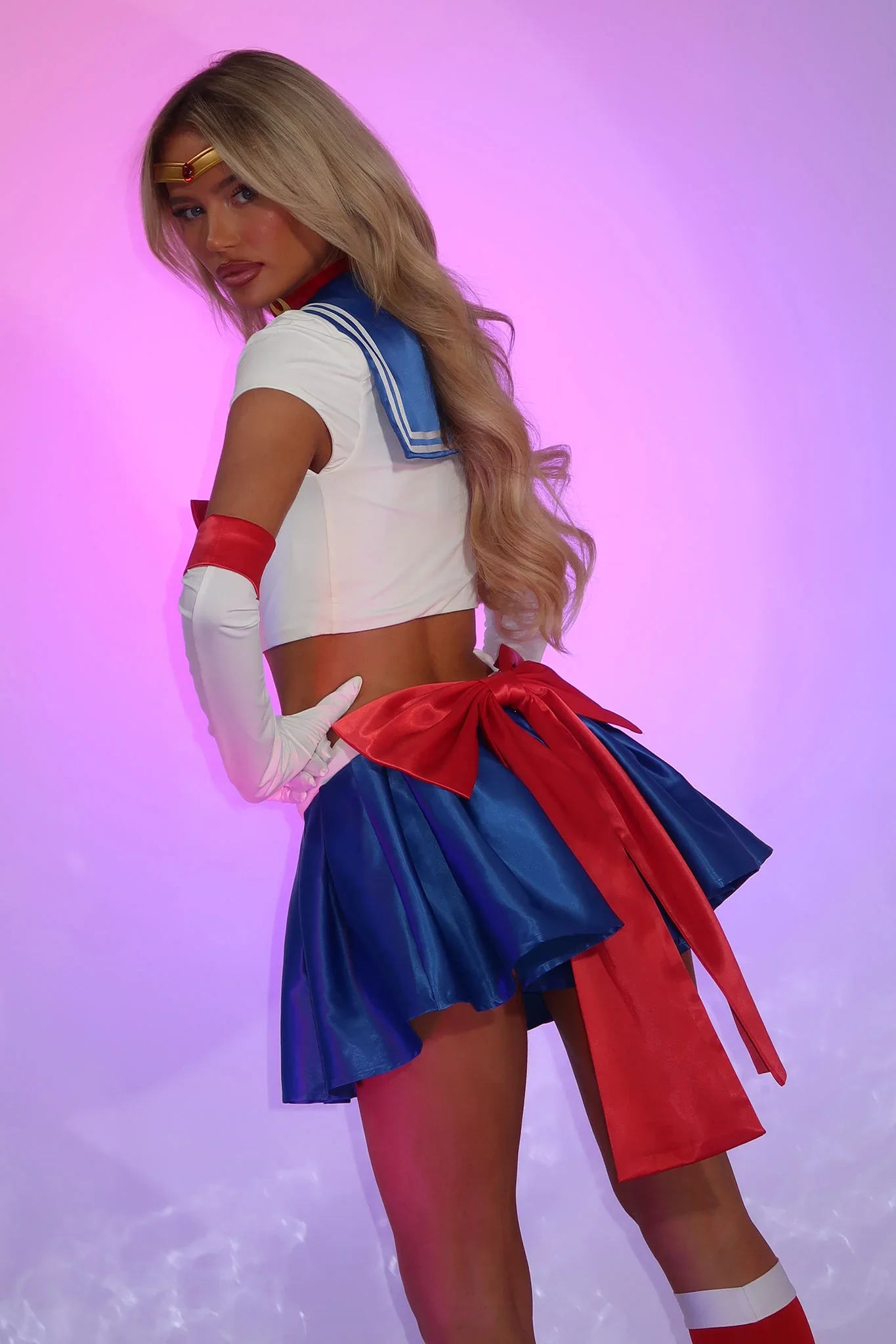 Cosmic Power 3 Piece Set - White/Blue - luluinthesky