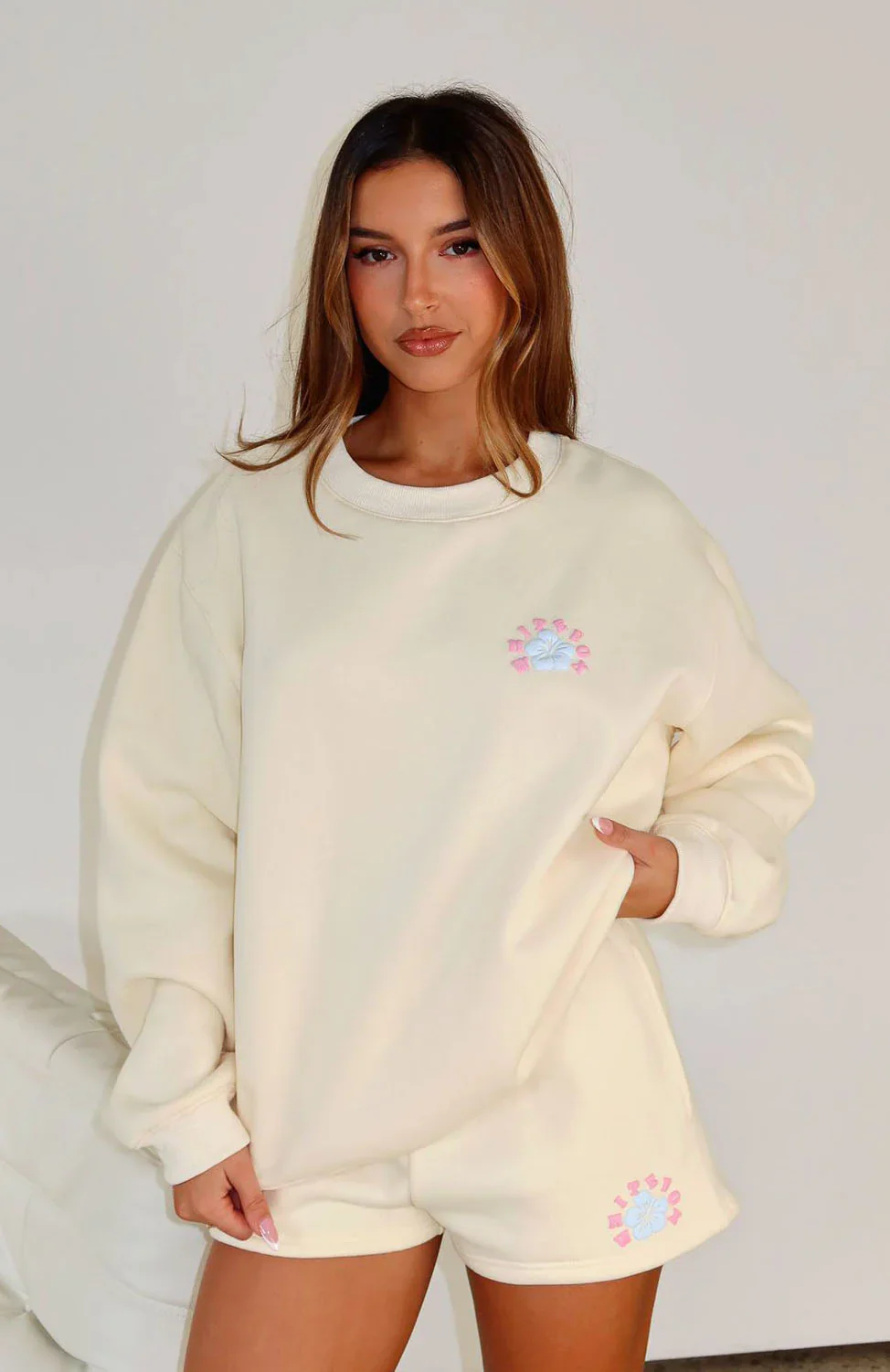 Keep Blooming Lounge Shorts Lemon - luluinthesky