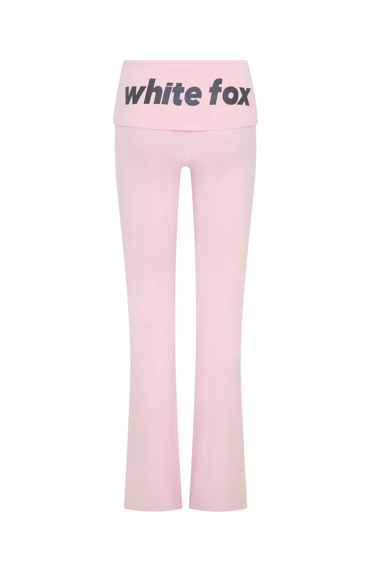 From The Archives Gigi Fold Over Flare Pants Pink - luluinthesky