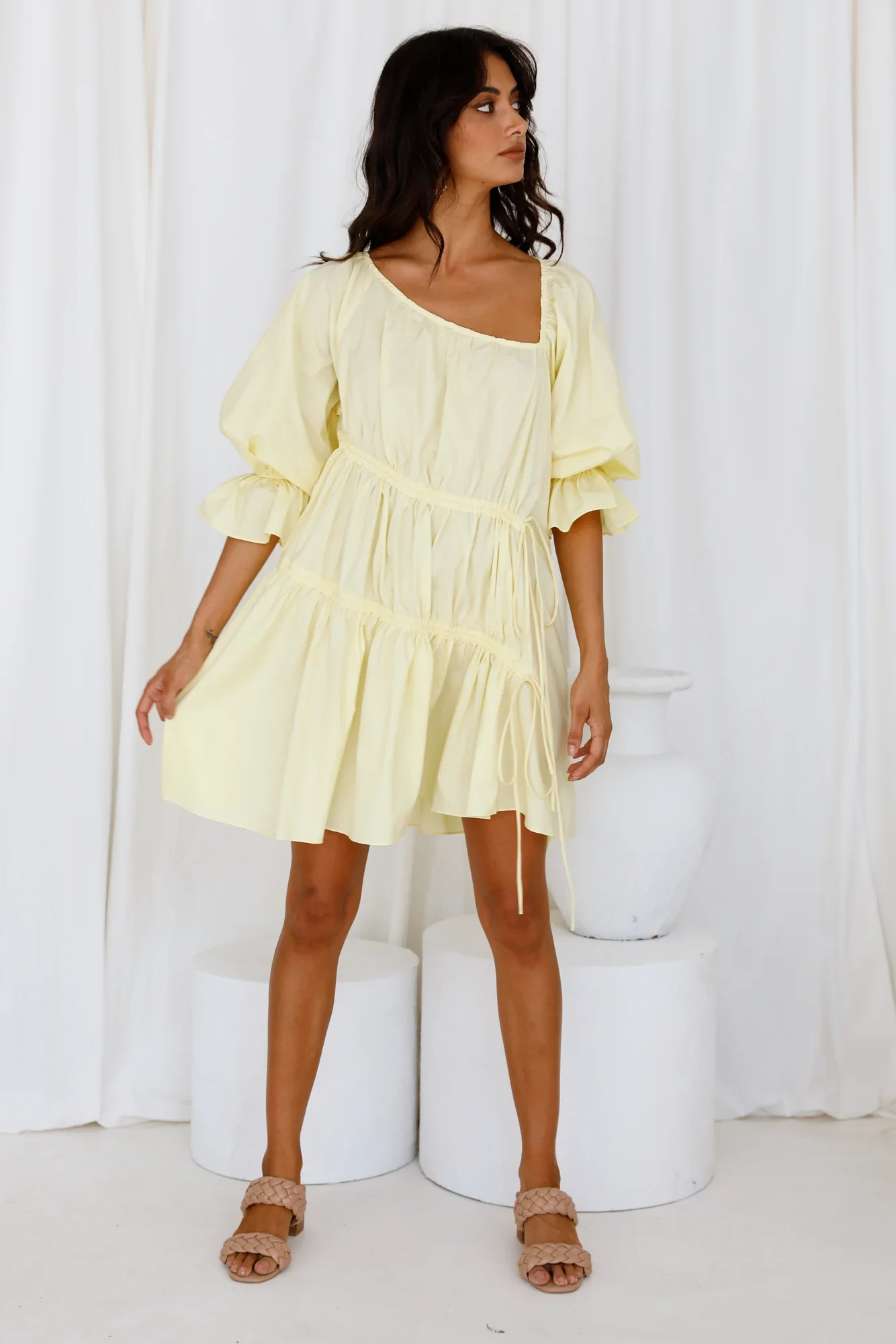 Warming Up Dress Yellow - luluinthesky