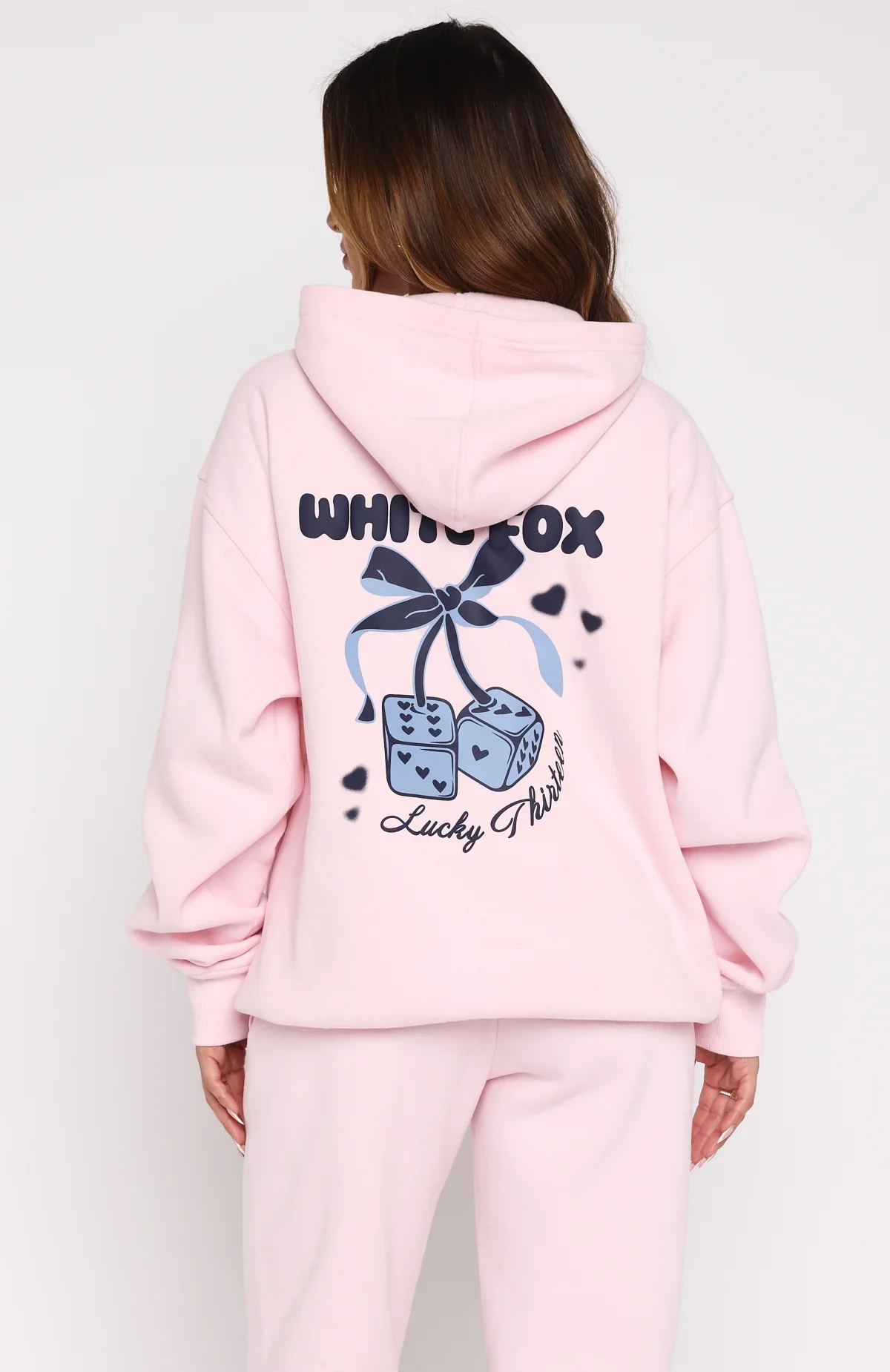 Lucky Thirteen Cheyenne Oversized Hoodie Soft Pink - luluinthesky