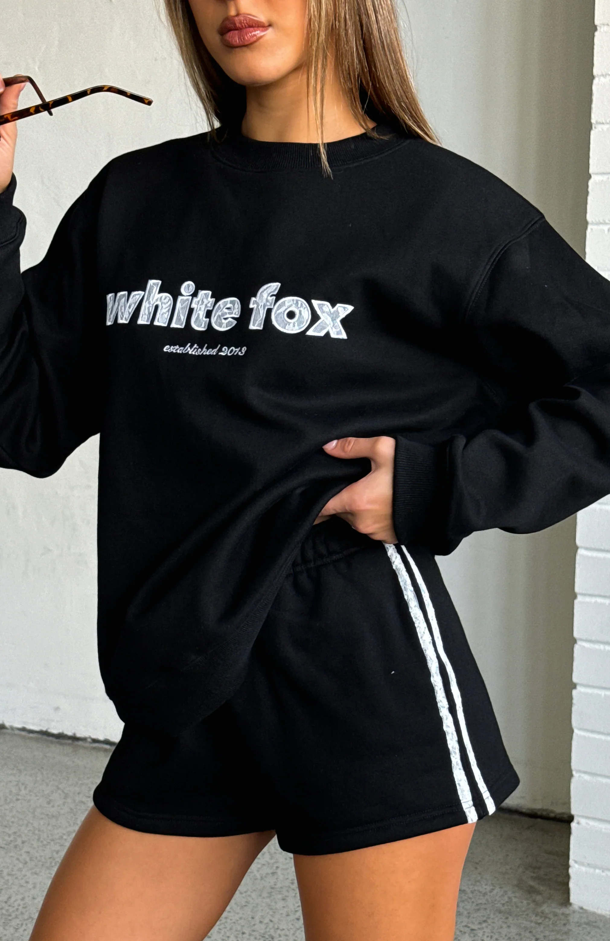 Gave You Everything Lounge Shorts Black - luluinthesky