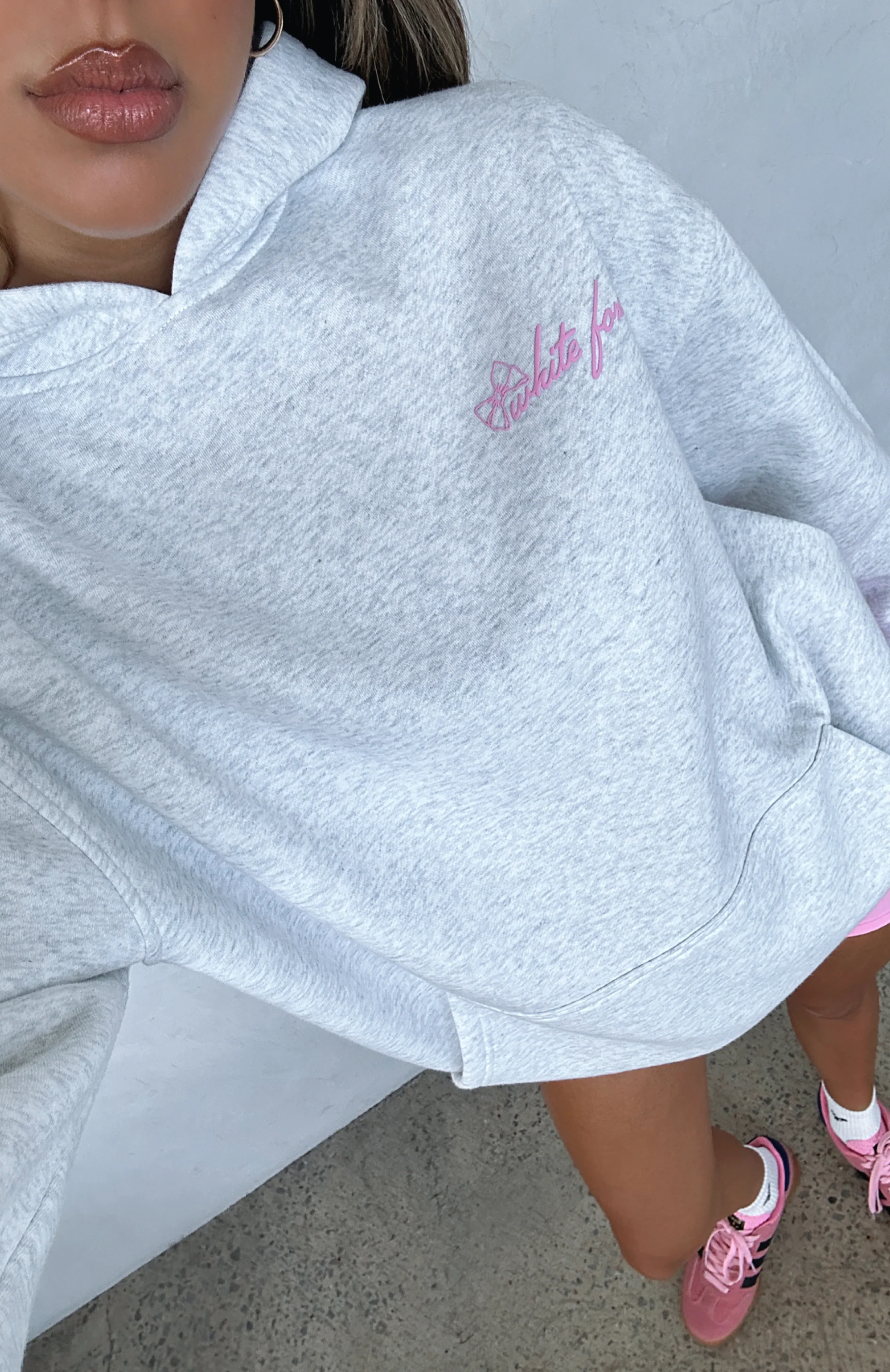 Got What You Need Oversized Hoodie Grey Marle - luluinthesky