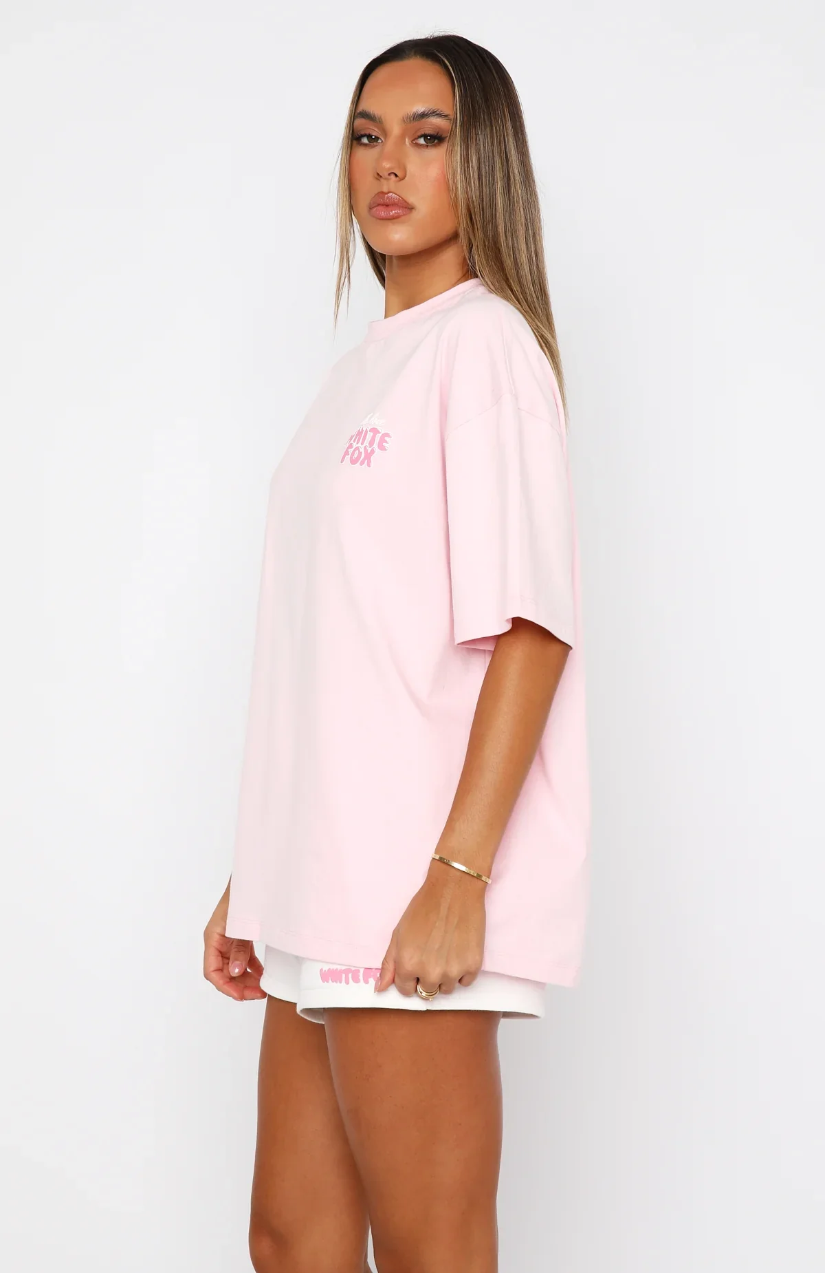 With Love Always Oversized Tee Baby Pink - luluinthesky