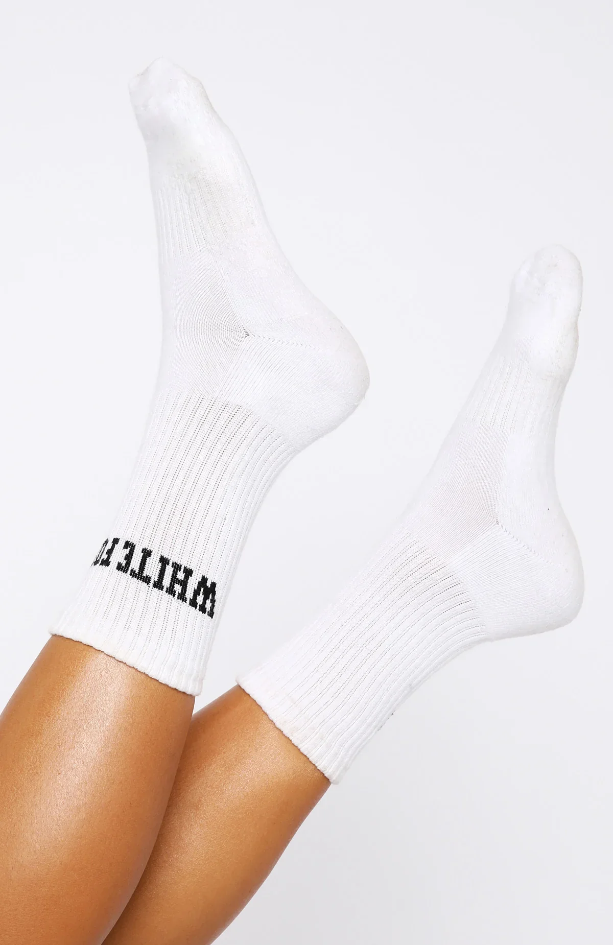 Decade Classics Varsity Socks White - luluinthesky