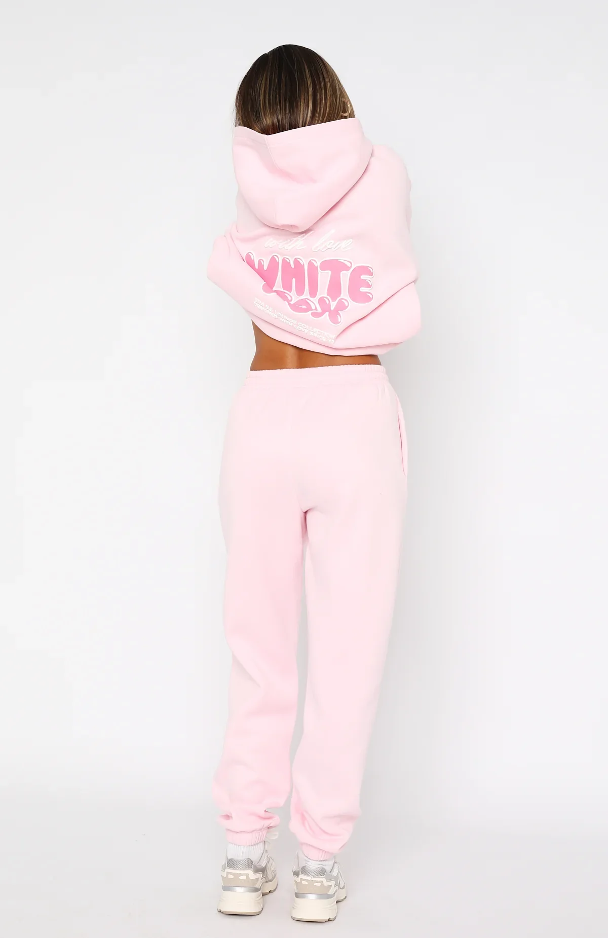 With Love Always Sweatpants Baby Pink - luluinthesky