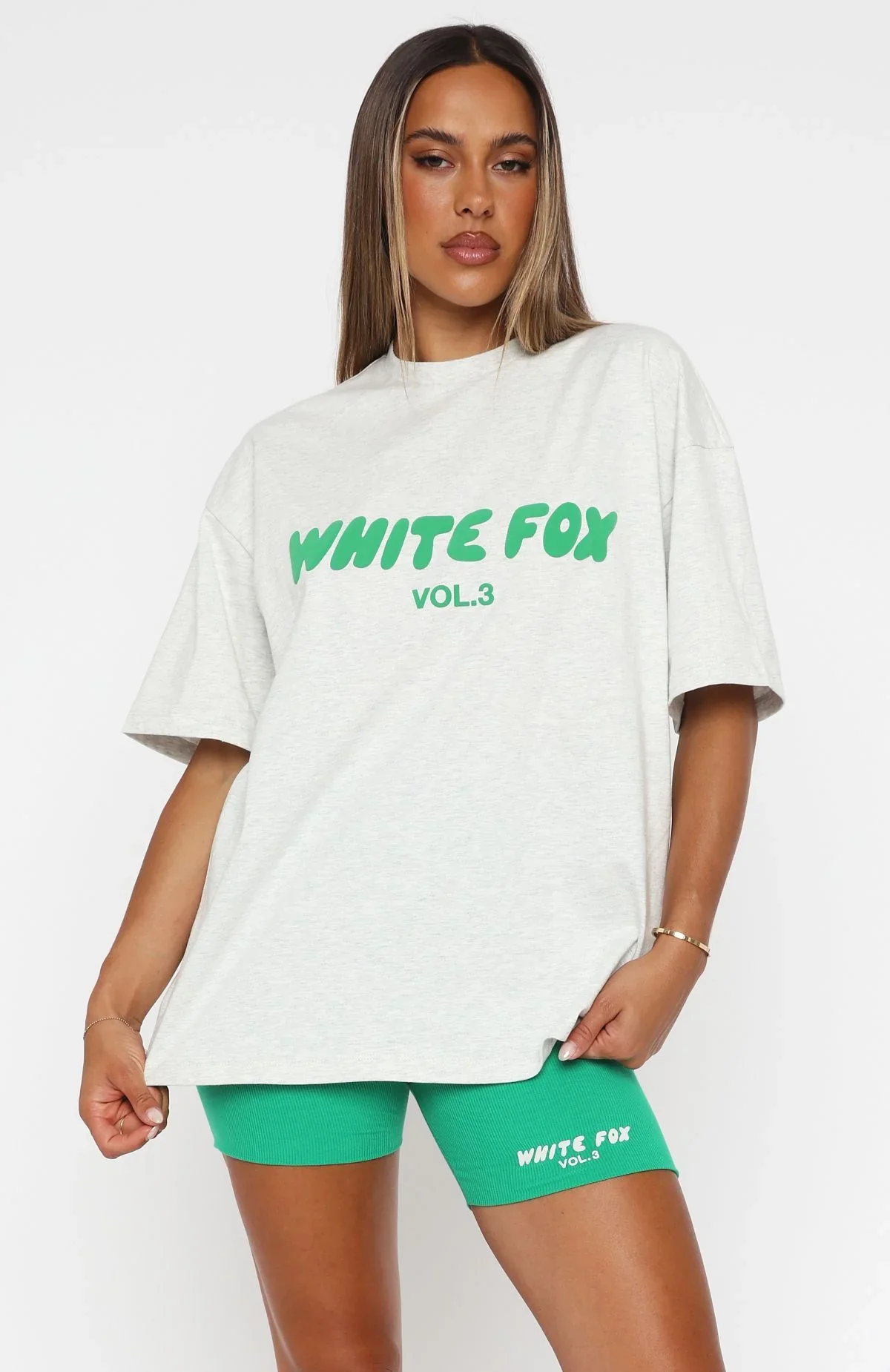 Offstage Oversized Tee Glacier Grey - luluinthesky