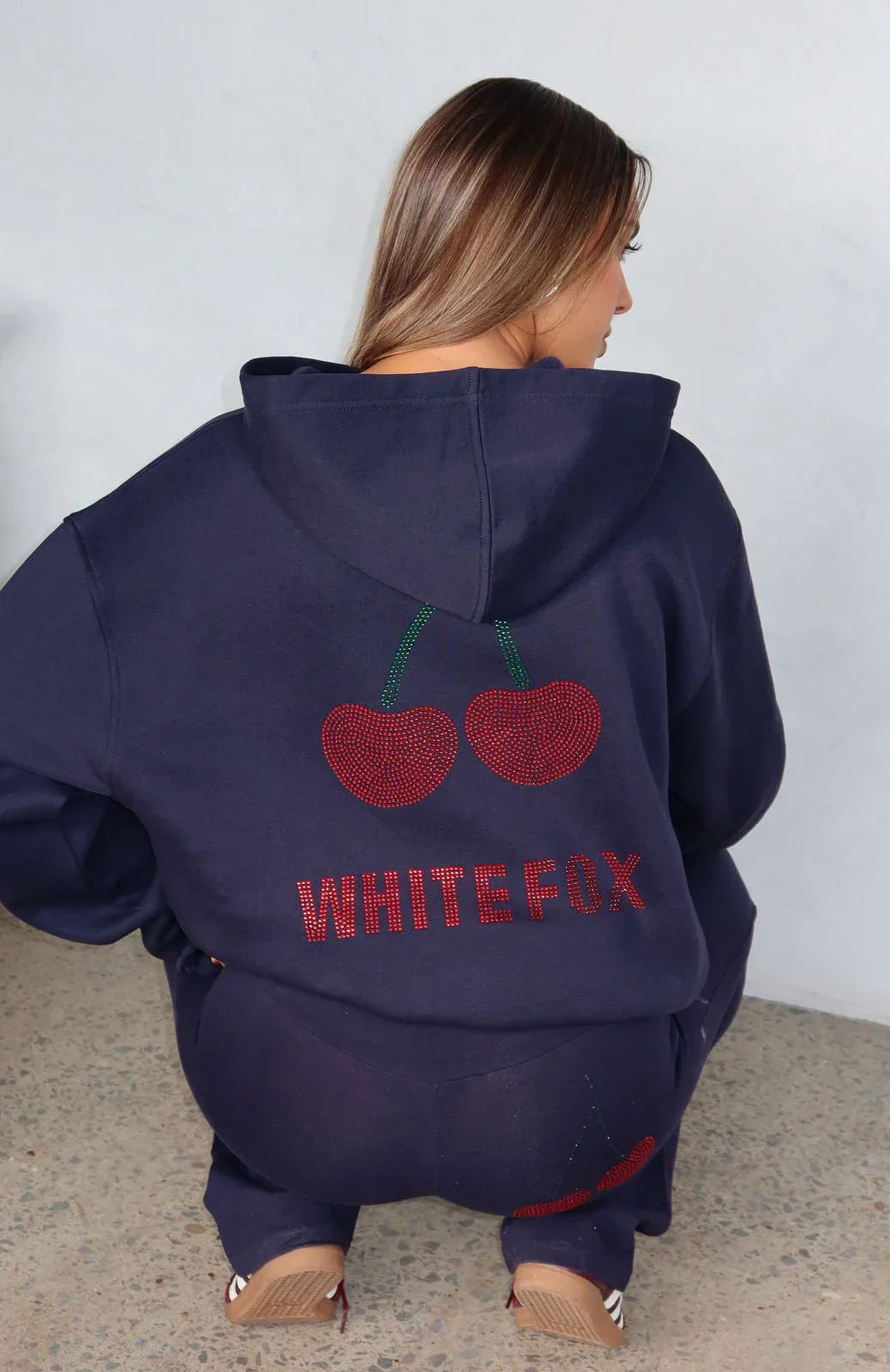 Made With Love Oversized Hoodie Navy - luluinthesky