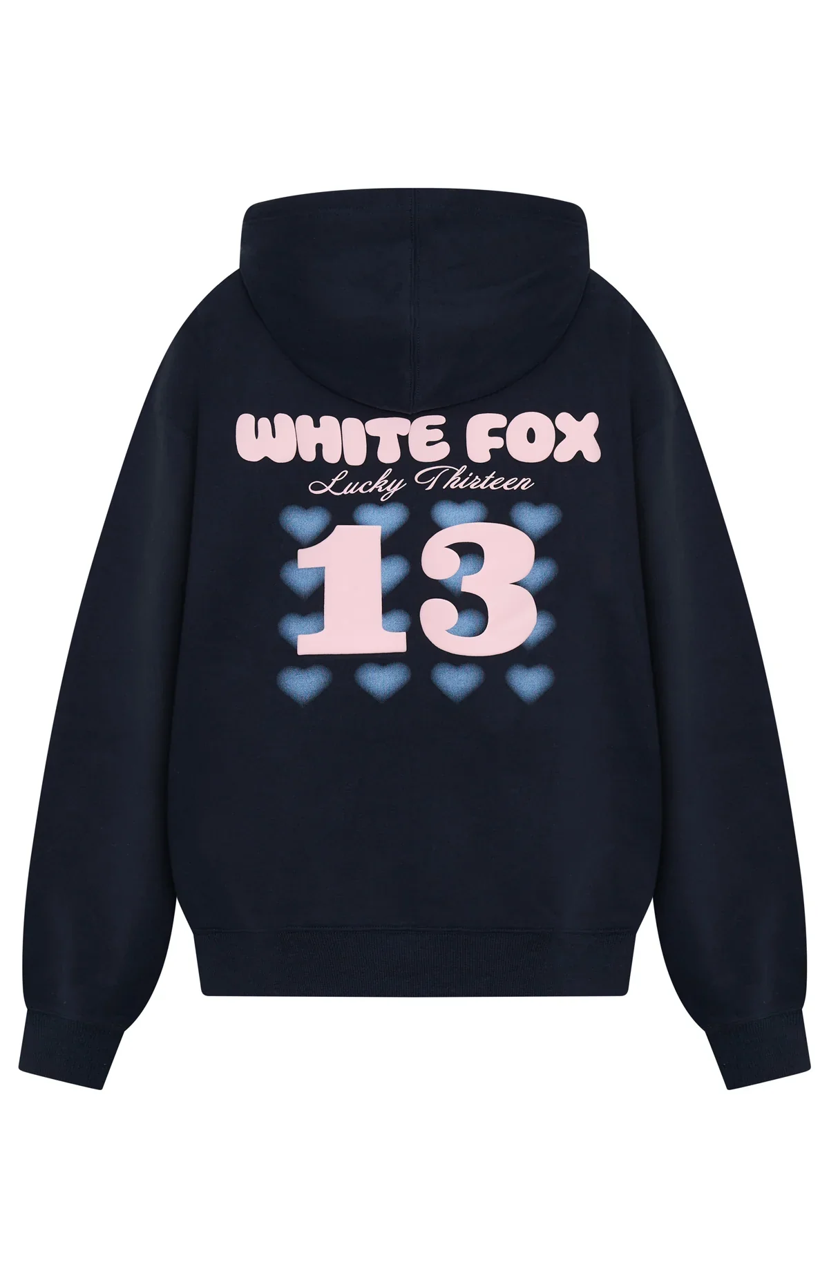 Lucky Thirteen Charise Zip Front Hoodie Navy - luluinthesky