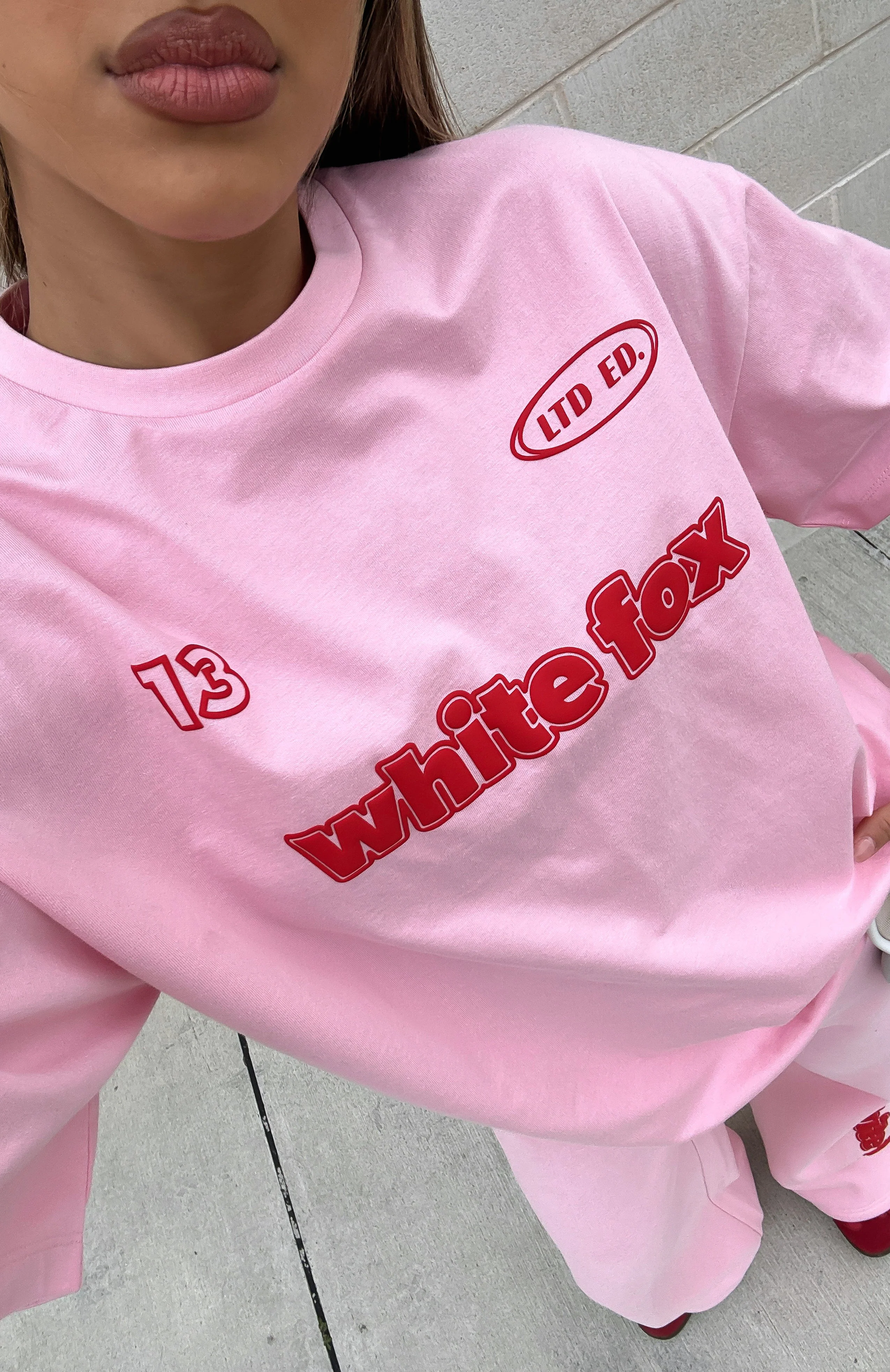 Ready To Go Oversized Tee Pink - luluinthesky