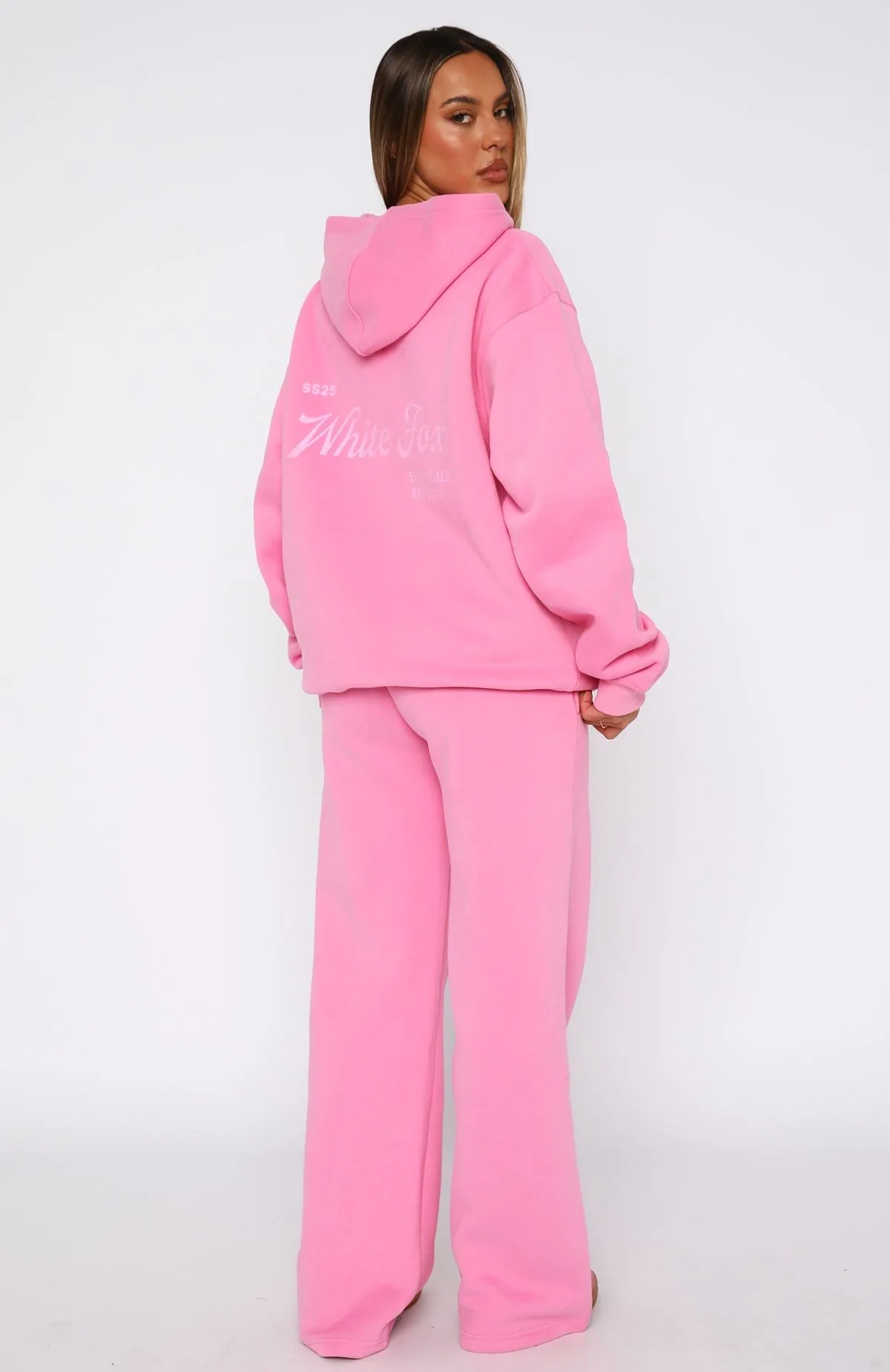 The Good Life Wide Leg Sweatpants Pink - luluinthesky