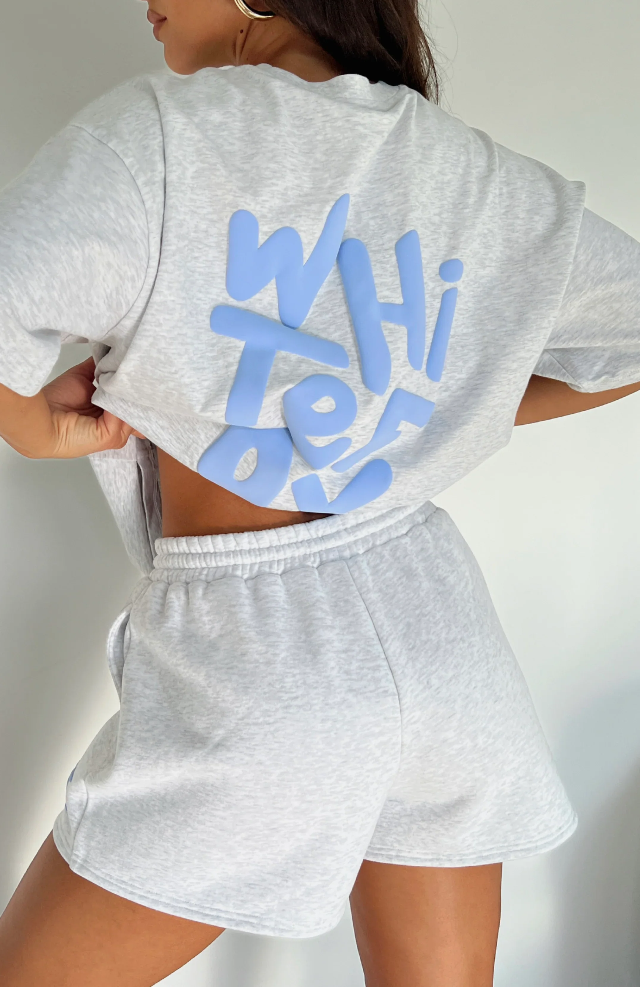 The New Standard Oversized Tee Grey Marle - luluinthesky