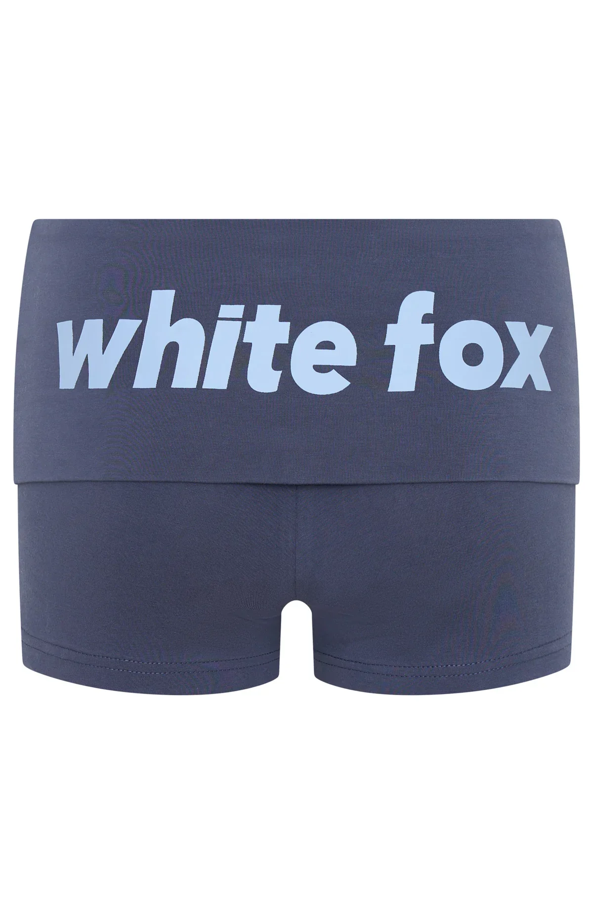 From The Archives Gigi Fold Over Booty Shorts Navy - luluinthesky