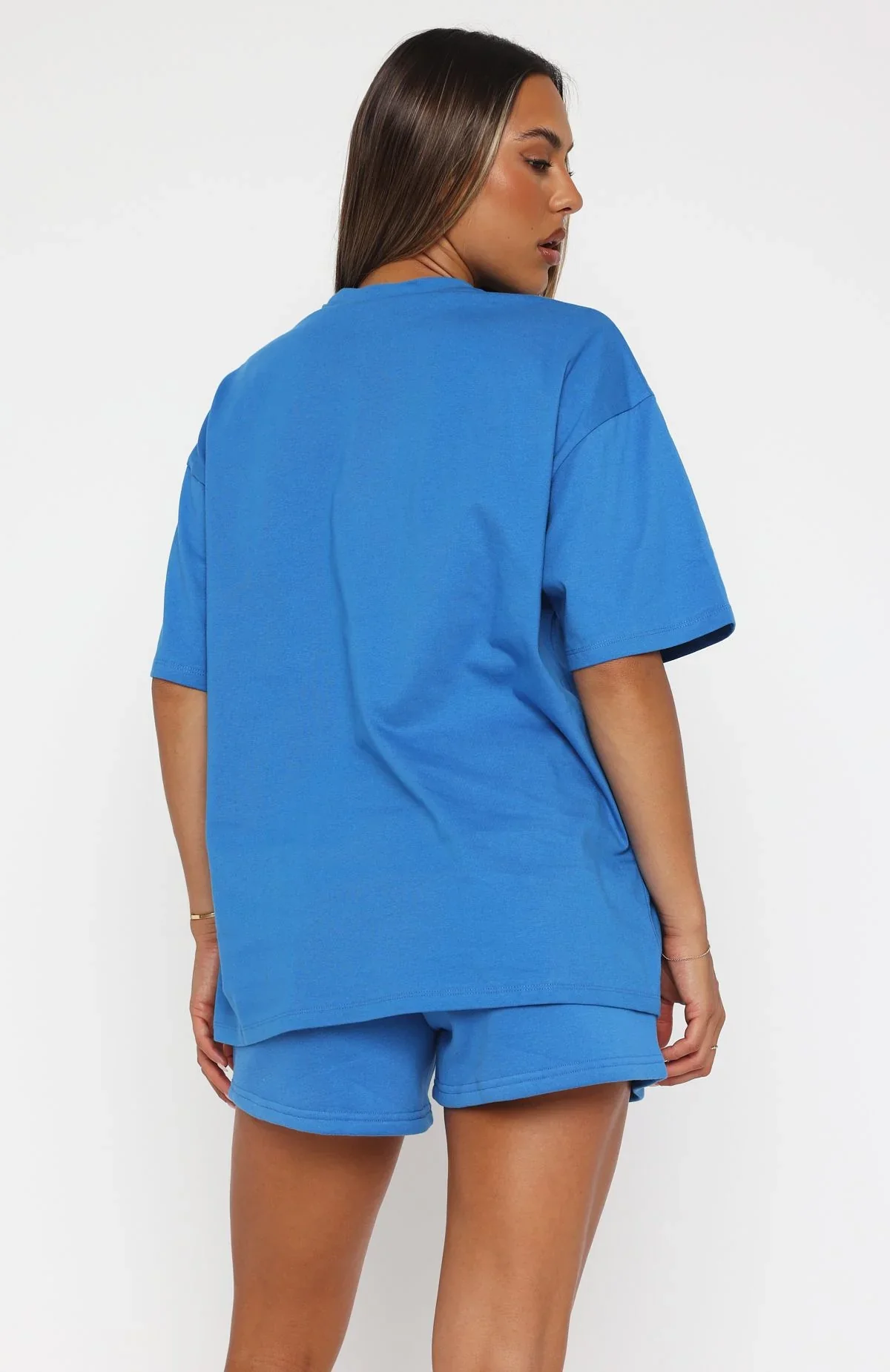 Offstage Oversized Tee Azure - luluinthesky
