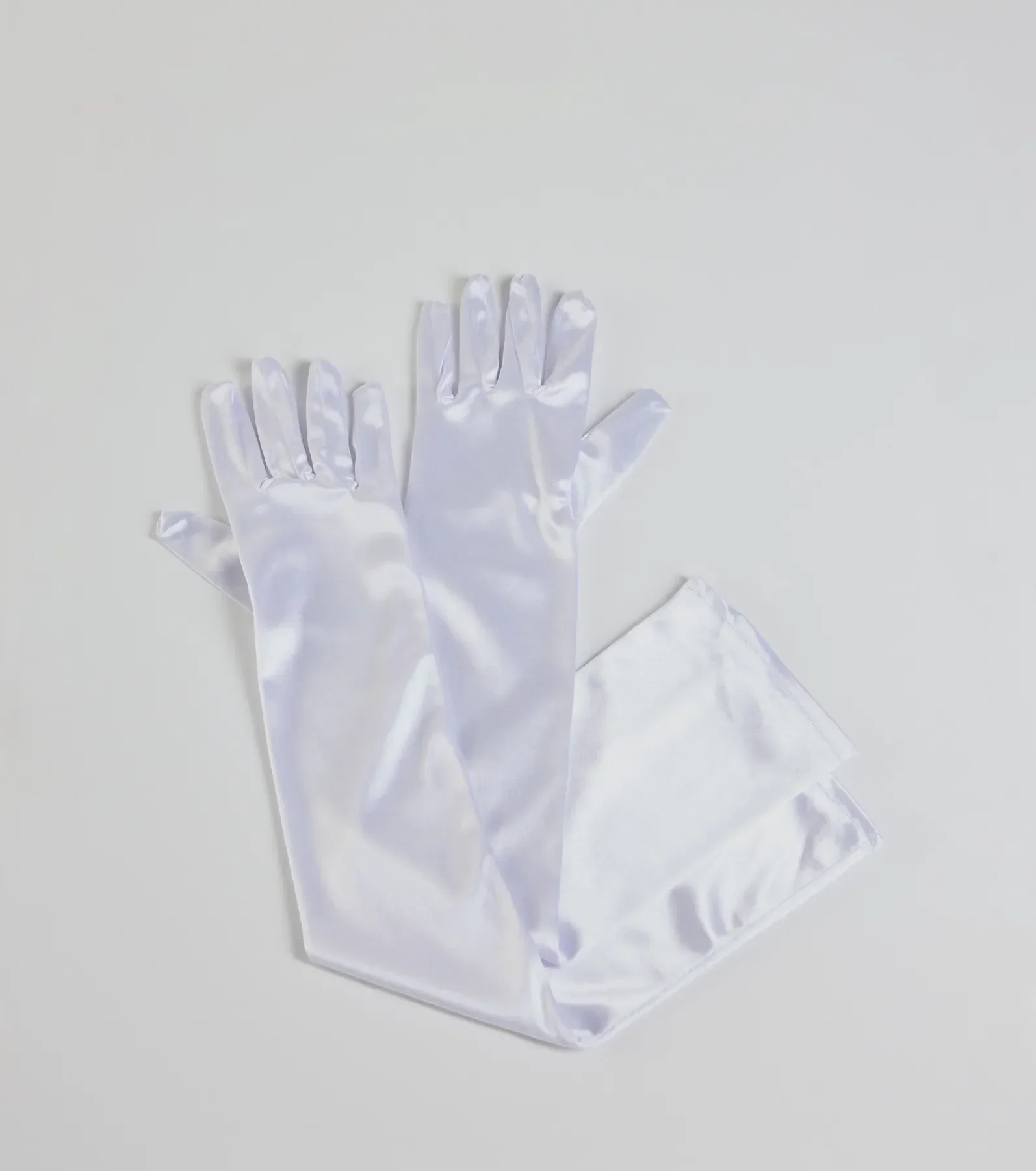 Sleek Fit Long Satin Gloves - luluinthesky