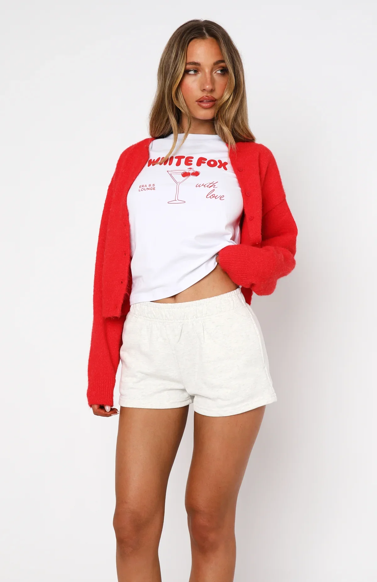 Miles Away Low Rise Shorts Grey Marle - luluinthesky