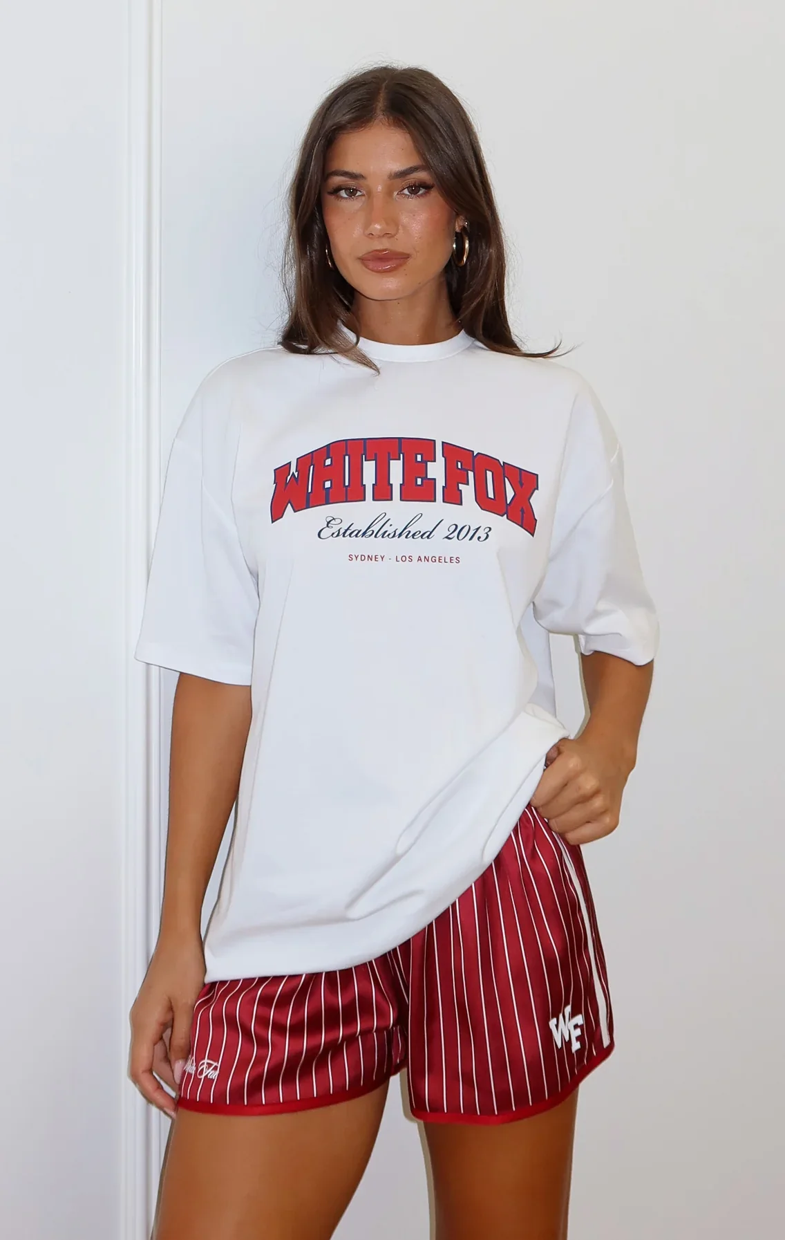Leave It For Me Oversized Tee White - luluinthesky
